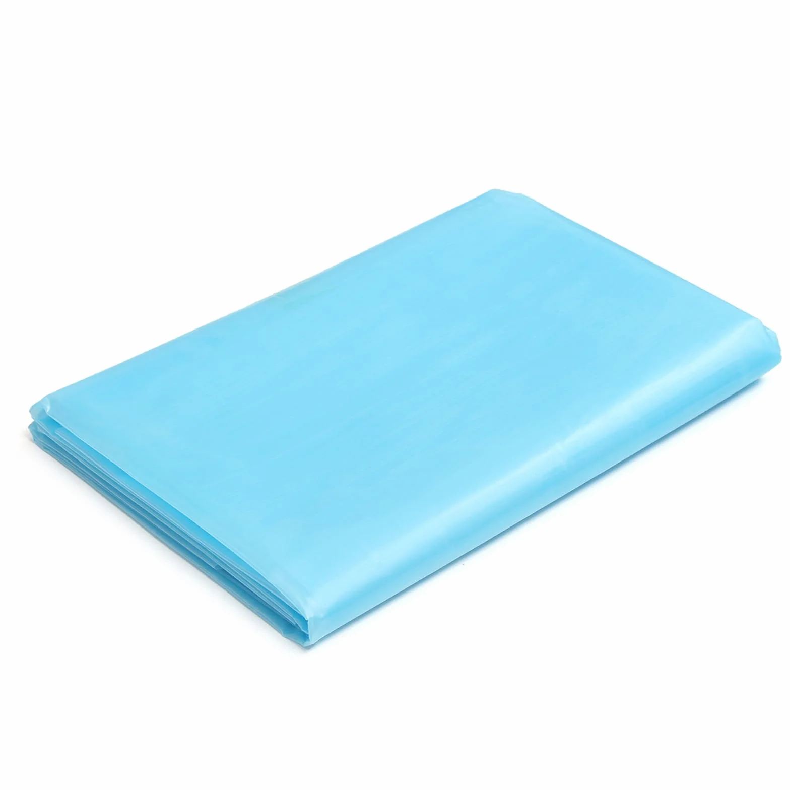 Revêtement de bassin en polyéthylène haute densité 0,2 mm Bleu clair 2 x 2 m pour bassins à poissons fontaines