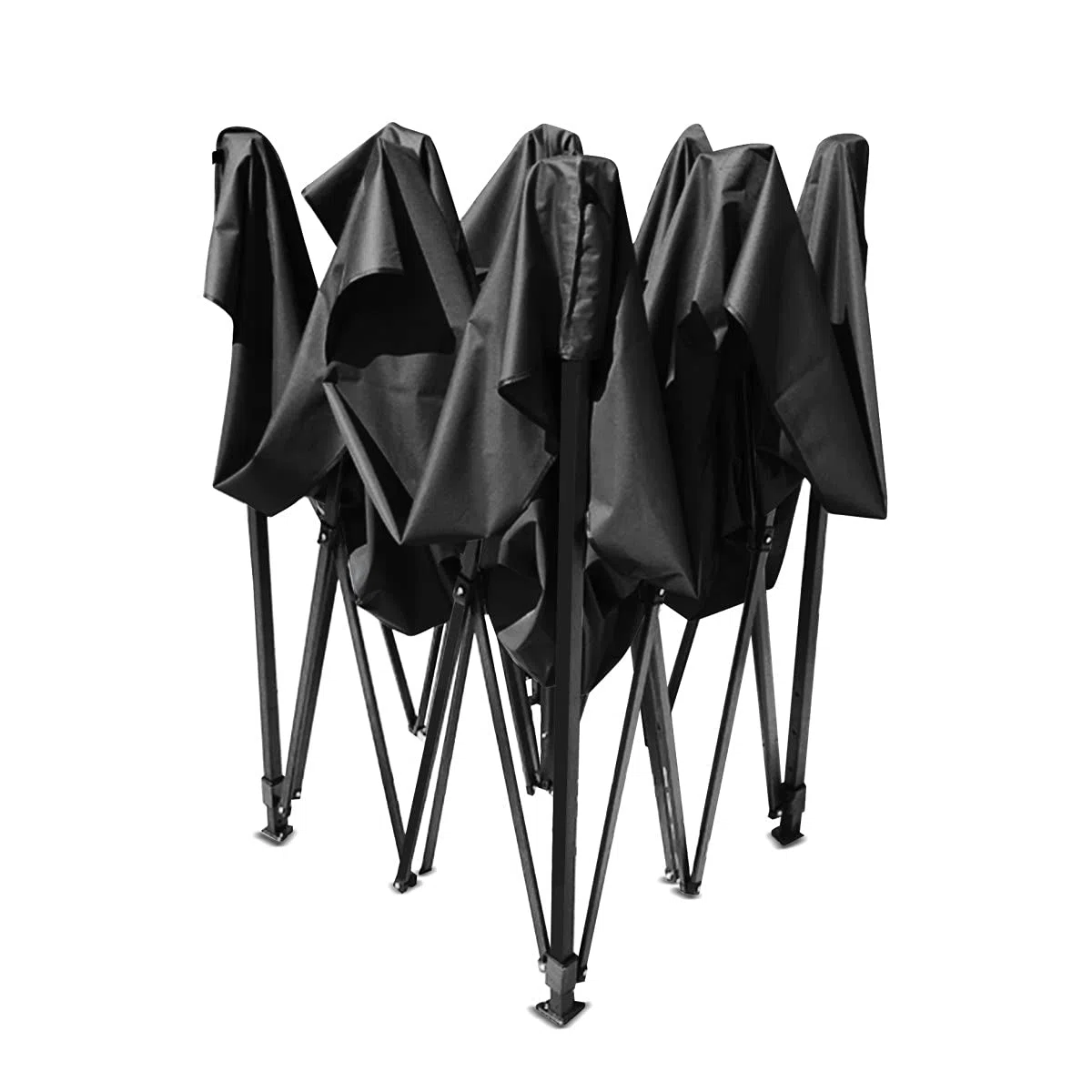 Pavillion Pliable 3x4,5m / Tente de Course Tourtecs Compatible avec la Piste MOTEA Noir