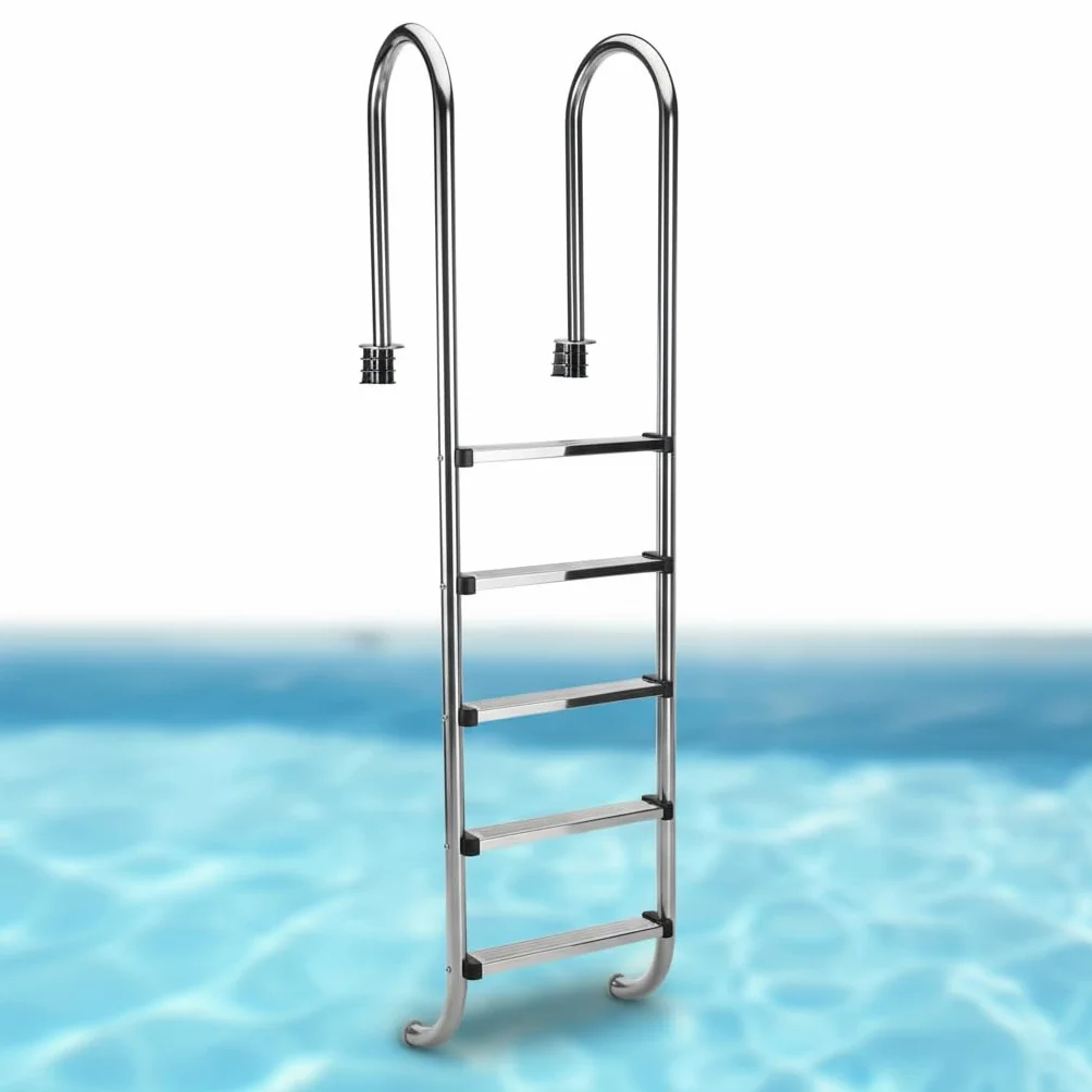 Échelle piscine 5stufig acier inoxydable piscine escalier hochbecken échelle encastrable échelle