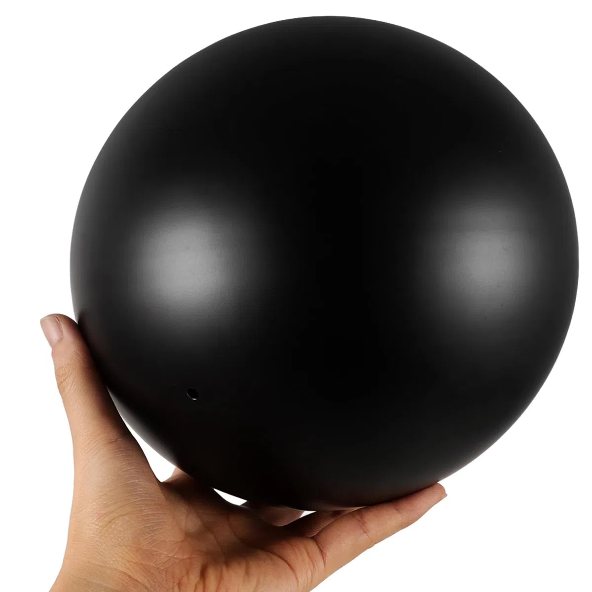 Alipis Boule De Jardin Acier Miroir Réfléchissant Ornement Décoratif Extérieur Globe De Regard Noir Mat pour Espace