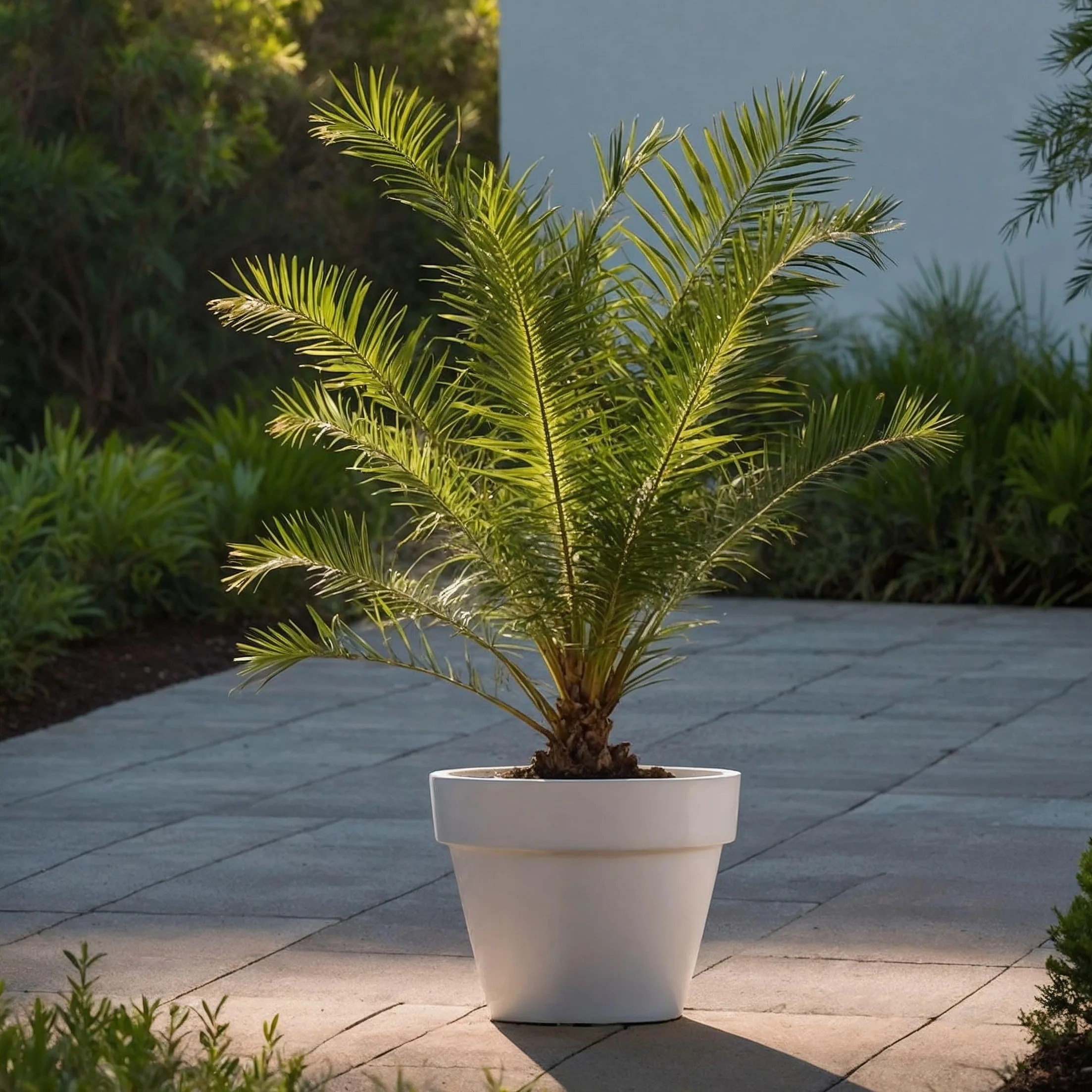 Plant in a Box - Palmiers d'extérieur - Mélange de 3 plantes - Pot 15cm - Hauteur 50-70cm