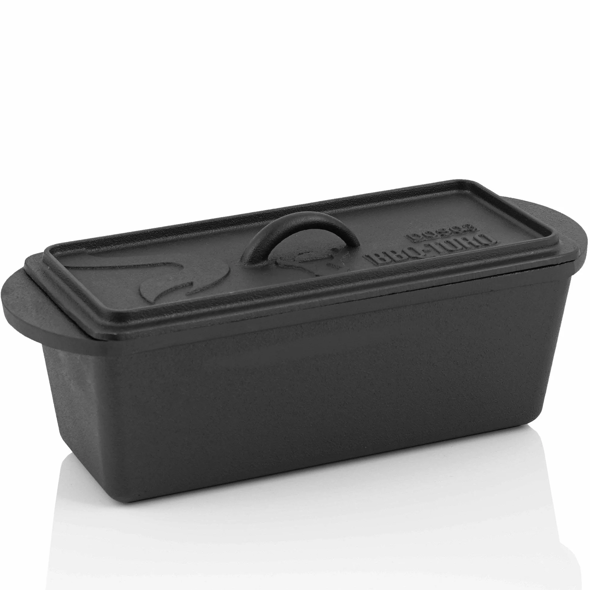 BBQ-Toro Dutch Oven Pan en fonte 3,0 litres présaisonné avec couvercle