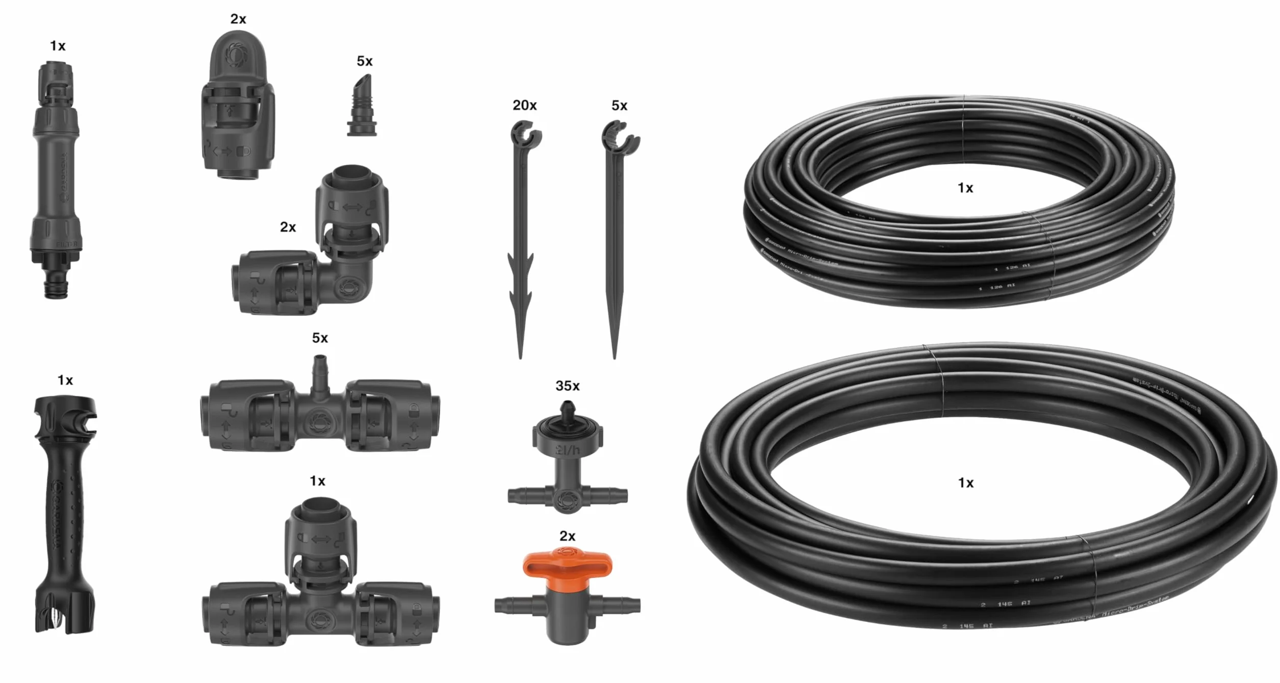 Gardena Start Set for Raised Beds/Beds (35 Plants)