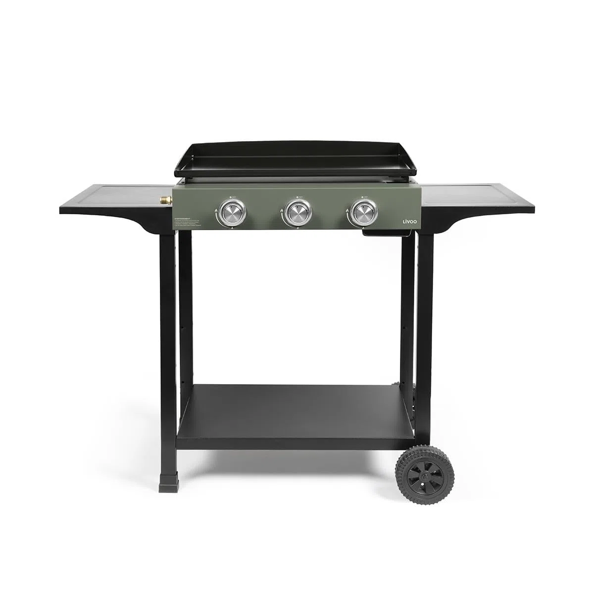 Plancha Gaz 7500W Plaque Acier Émaillé 62x34,5cm DOC326