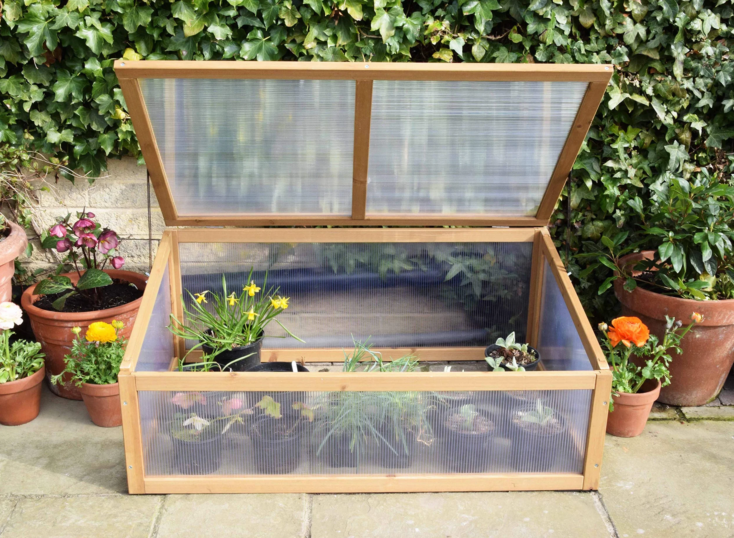 Spear & Jackson COLDFRAME1 Serre en bois 1000 x 660 x 400 mm