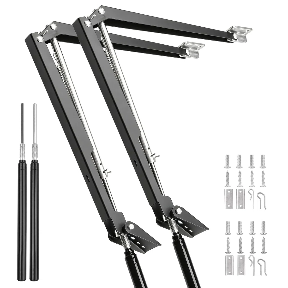 Ouvre Fenêtre pour Serre, Ouverture Automatique pour Serre et Abris de Jardin, Accessoires de Serre Automatique à Température, Ventilation Automatique, 7kg Force de Levage, Distance Max. 45 cm (2pcs)