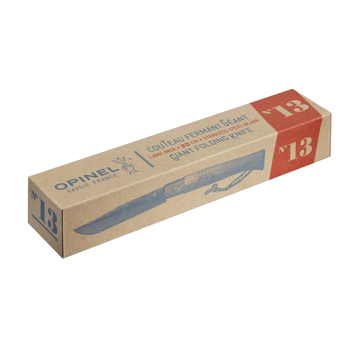 Opinel 122136 Couteau Géant N°13, Marron
