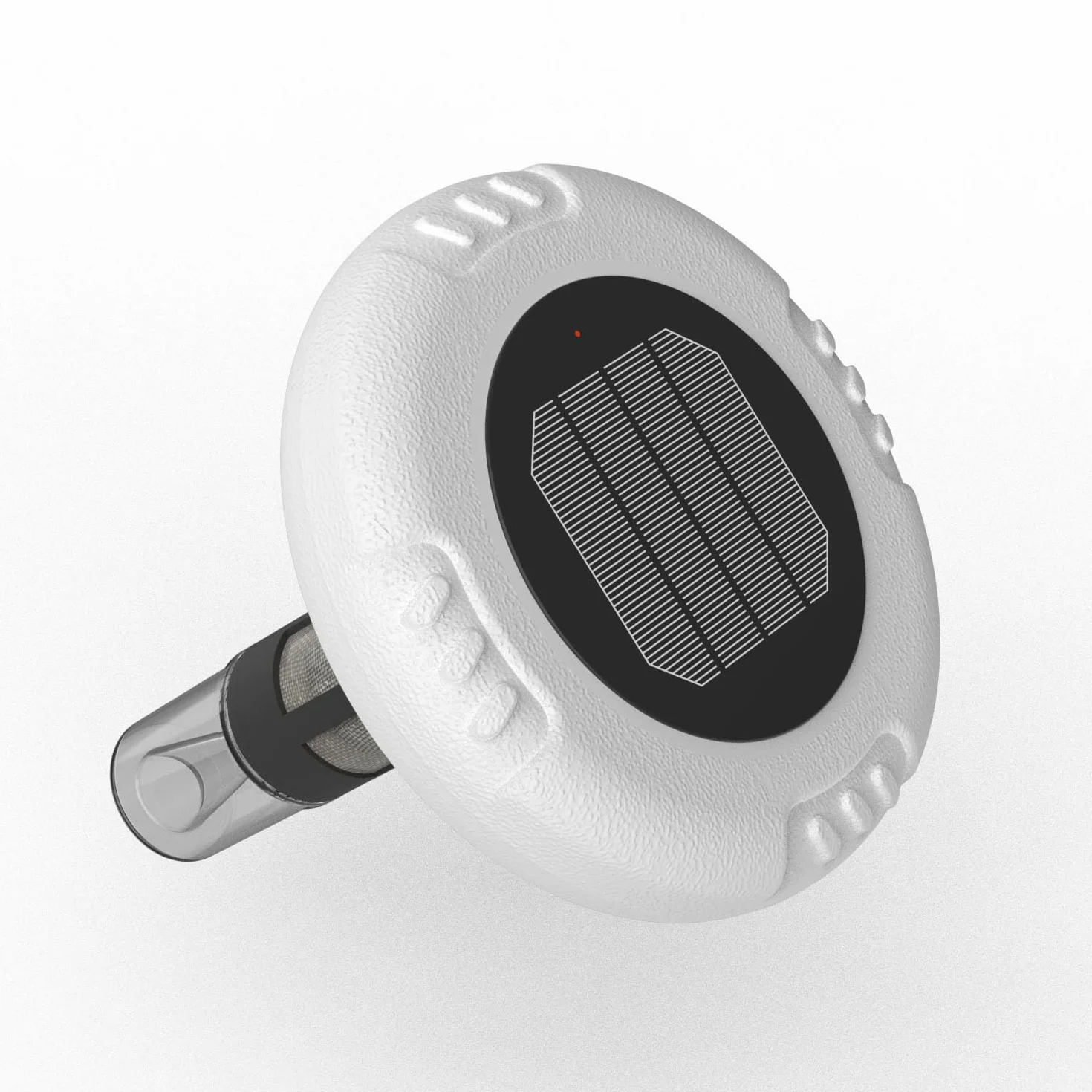 Ioniseur solaire de piscine - Anodes en cuivre autonettoyantes, contrôle intelligent et interrupteur à flotteur automatique, réduit 85 % de chlore, entretien facile, pour piscines jusqu'à
