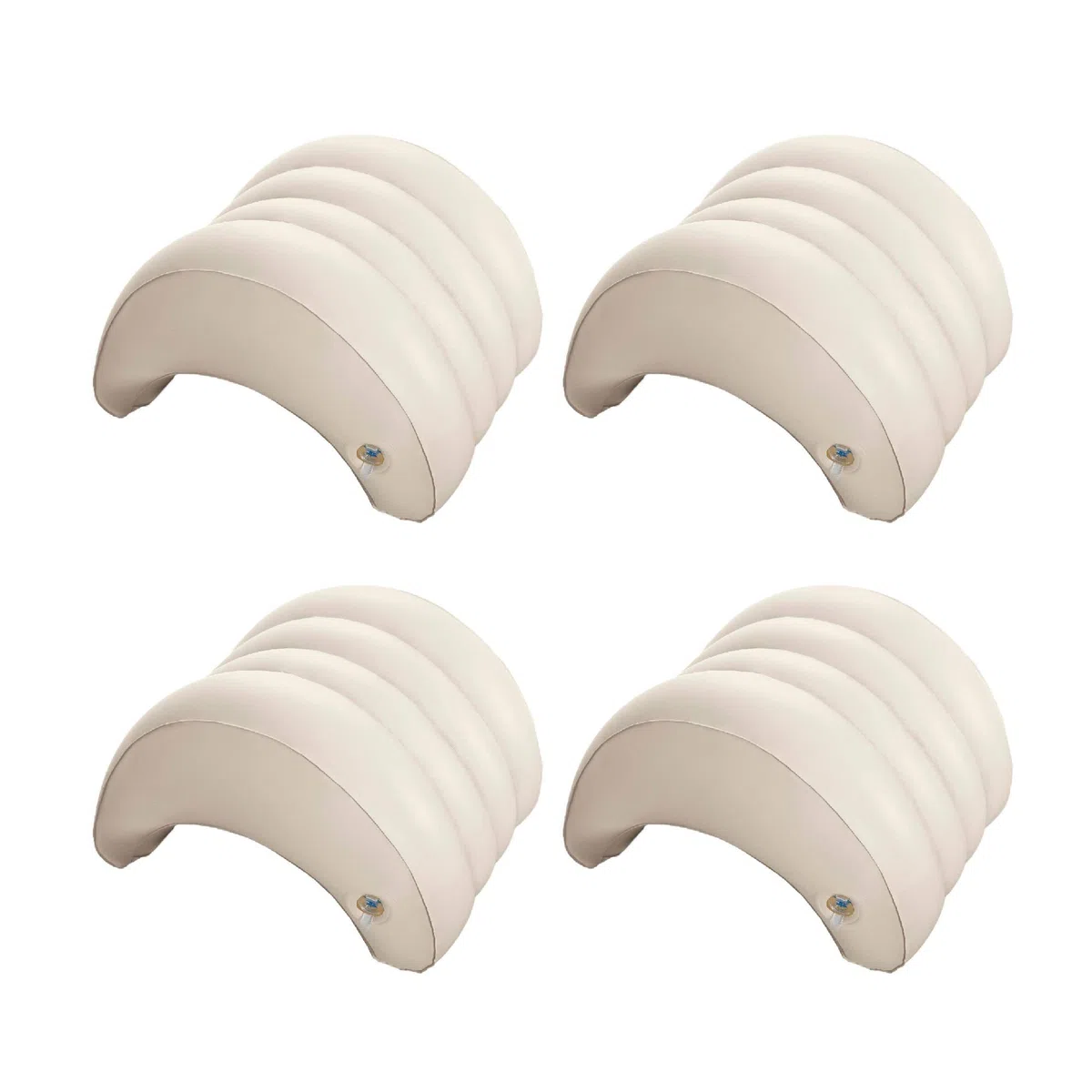 Intex Lot de 4 coussins gonflables amovibles pour jacuzzi