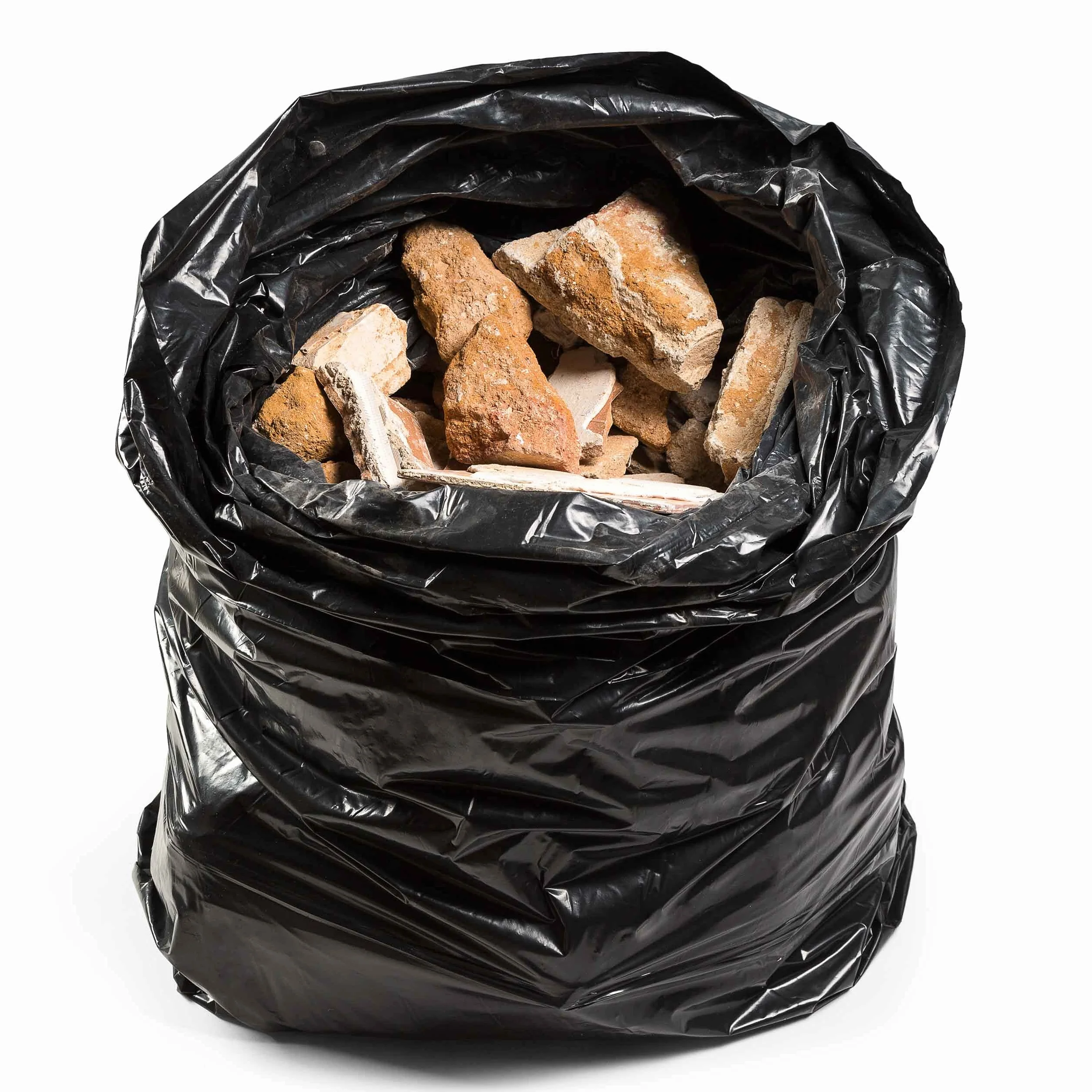 Relevo Sacs Poubelle Noirs Professionnels 150L 75 µm PEBD Recyclé 30 Sacs