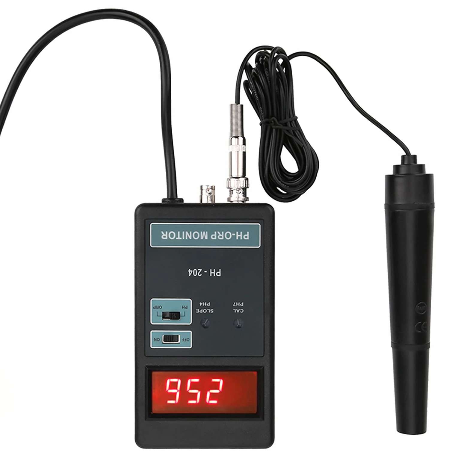 mingzhe Affichage Numérique Affichage de la Température du PH ORP Moniteur de Moniteur de des Testeurs de Compteur pour Les Tests de qualité de l'eau (Plug UE 220V)