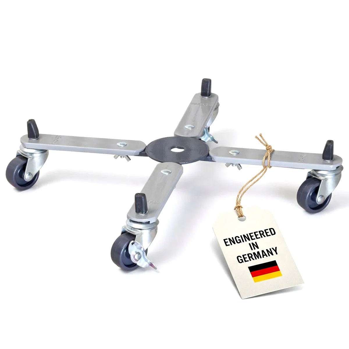 Wagner Support à roulettes pour Pot de Fleur Sun City Basic Surface Disponible 32-46 x 6 cm I Extensible en continu, 2 Freins I en Acier I intérieur + extérieur I Capacité de Charge 100 kg- 20082701