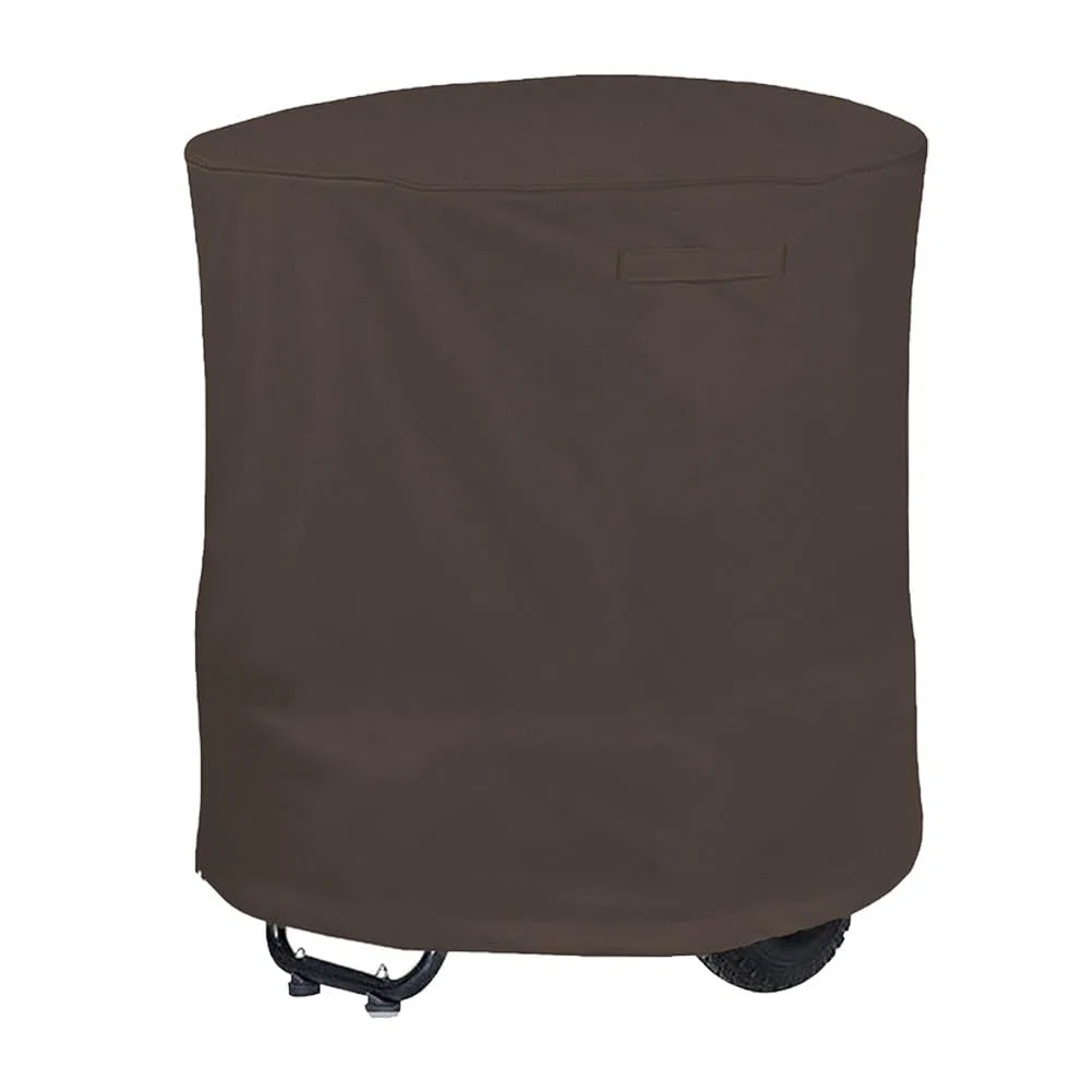 Housse de protection imperméable et anti-poussière en tissu Oxford pour broyeur de bois d'extérieur (café)