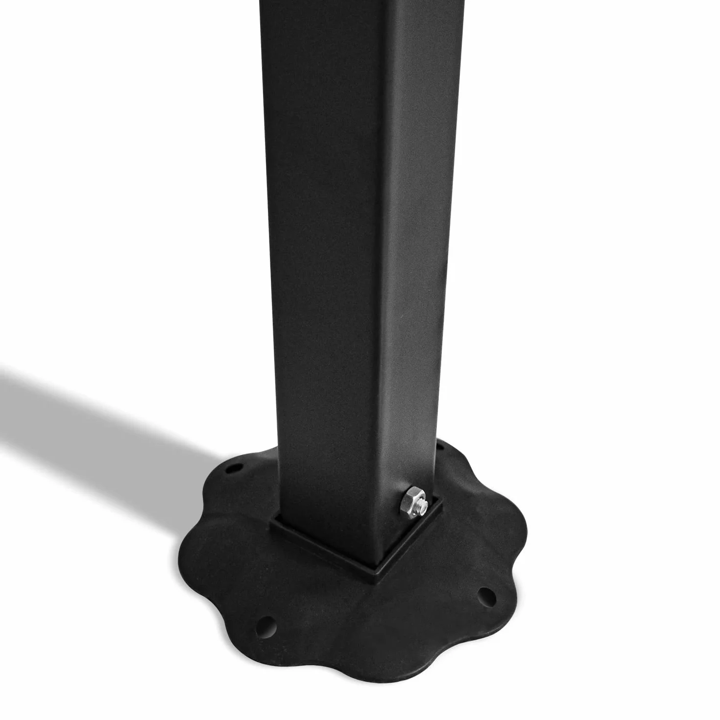 Tonnelle 3 x 2 m pour extérieur en fer forgé élégant pavillon de jardin avec toiles latérales couleur écru