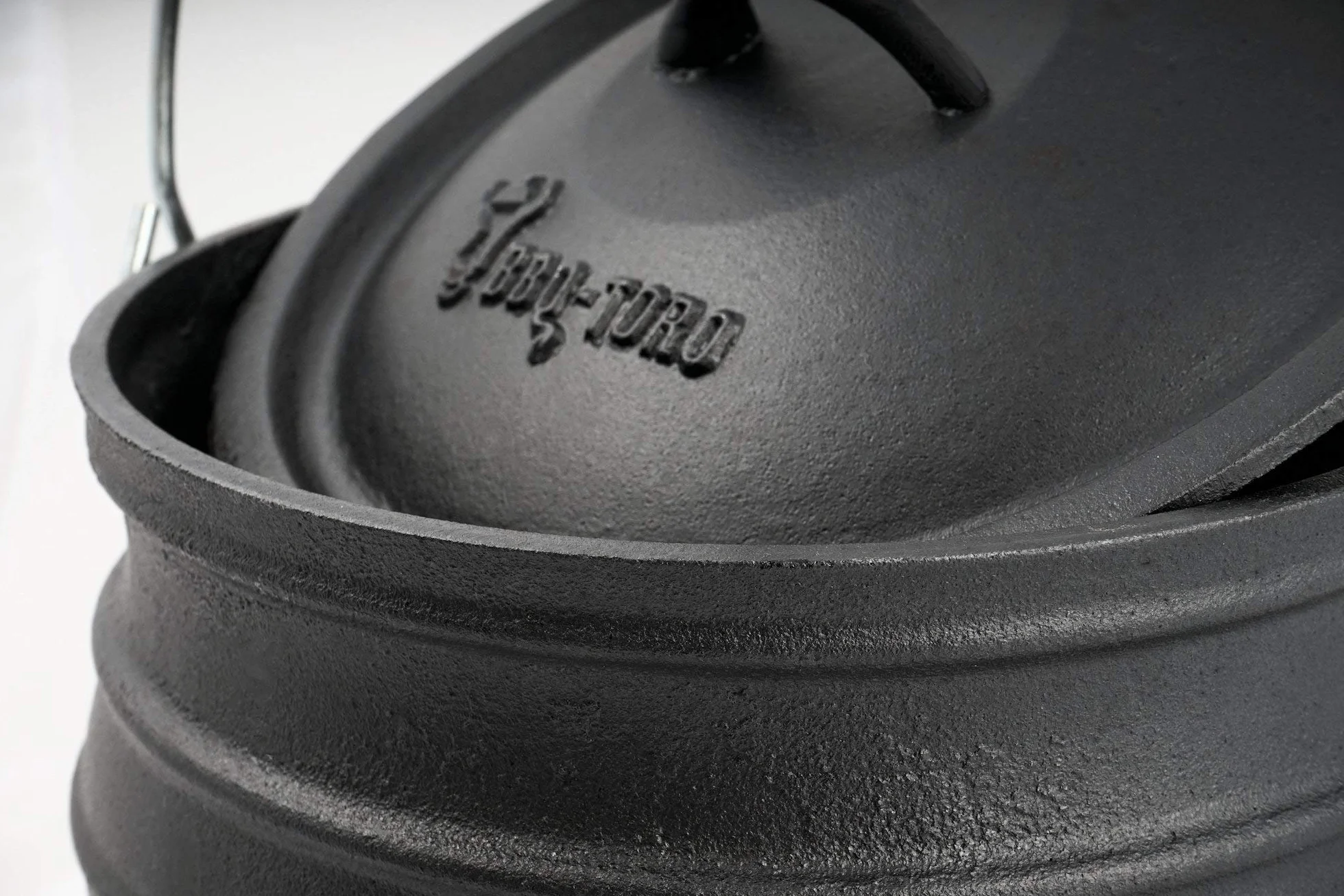 BBQ-Toro Potjie #4 avec pieds | 12 litres | Chaudron de sorcière en fonte | Pot de cuisson en fonte | Four néerlaandais sud-africain