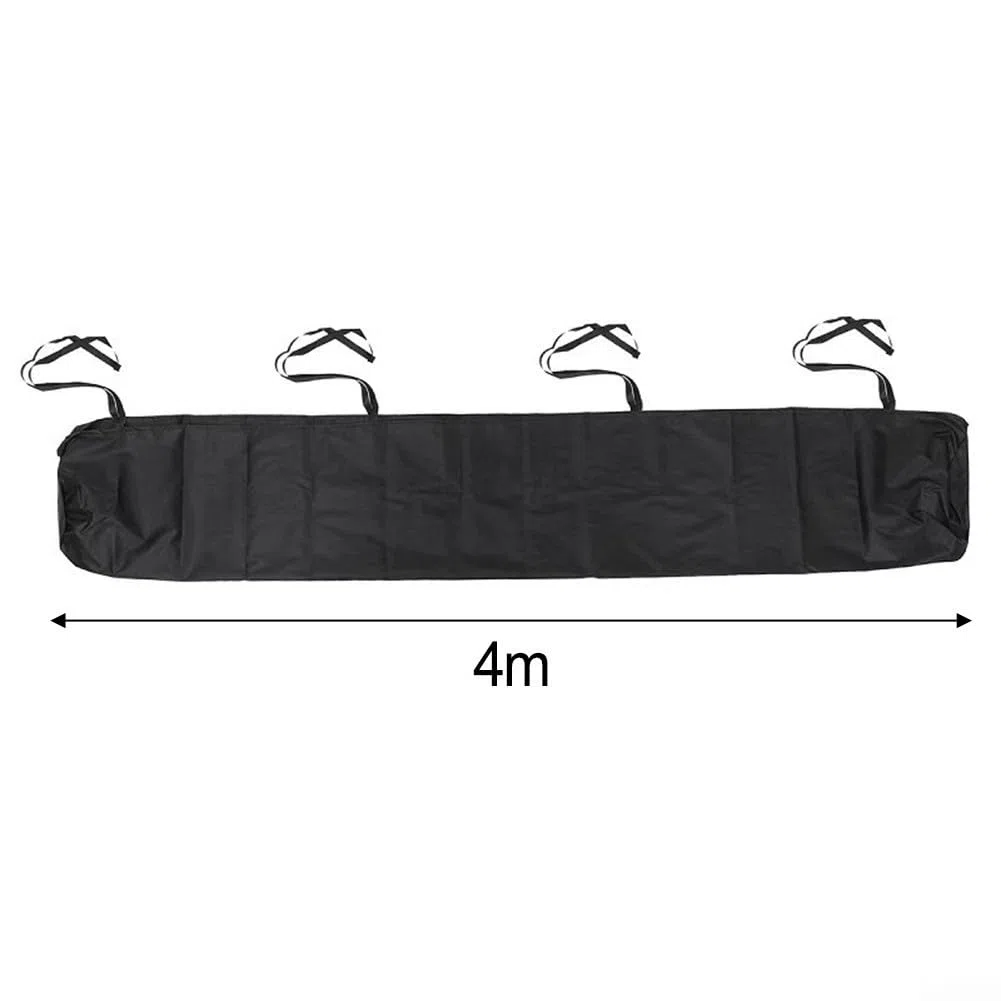 Housse de protection imperméable pour auvent de terrasse, jardin, terrasse, balcon (4 m)