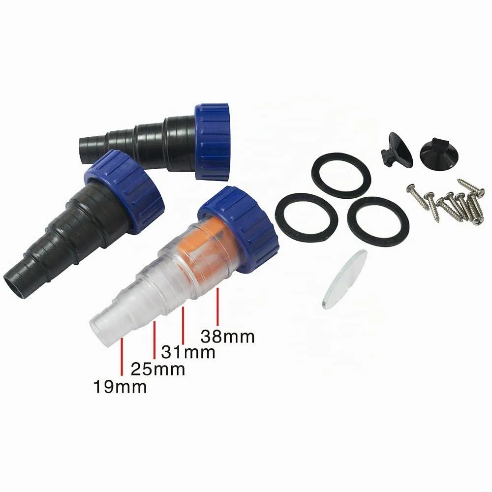 Gardebruk® Filtre à Rayons UV-C clarificateur stérilisateur Filtre lumière/Eau 11W câble 5m Ballast intégré étang Bassin Aquarium 3 raccords