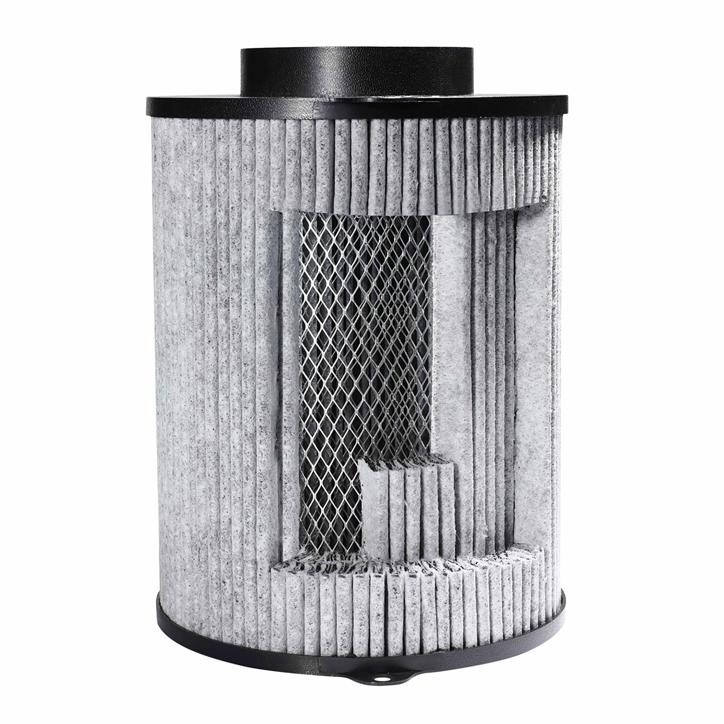 GARDEN HIGHPRO Filtre à charbon actif PROACTIV 200 mm 1 000 m3/h | Charbon actif de noix de coco | Élimine les odeurs organiques