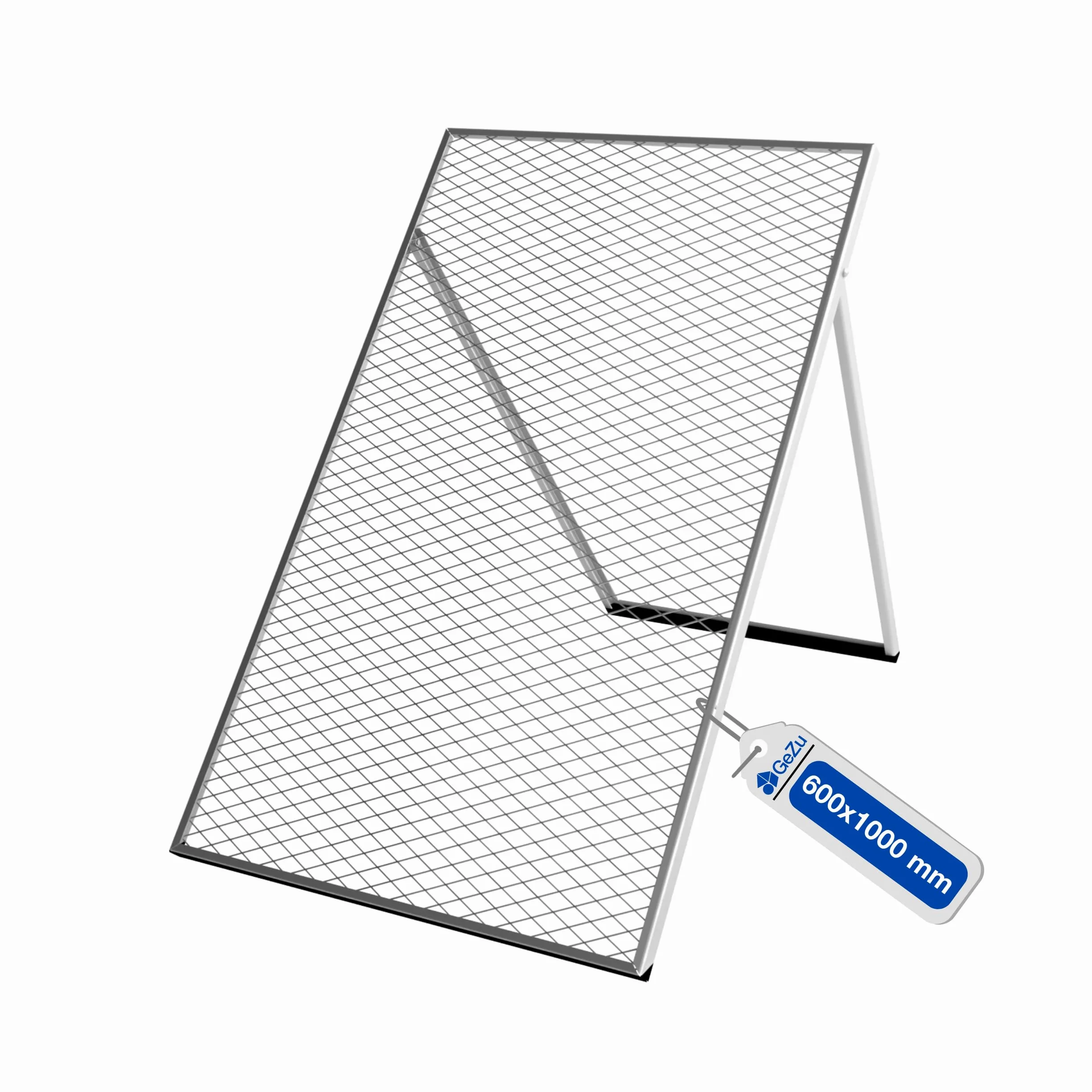GeZu Impex Tamis de Terre 100 x 60 cm de Finesse, passoire pour Terre, Pierres, Compost