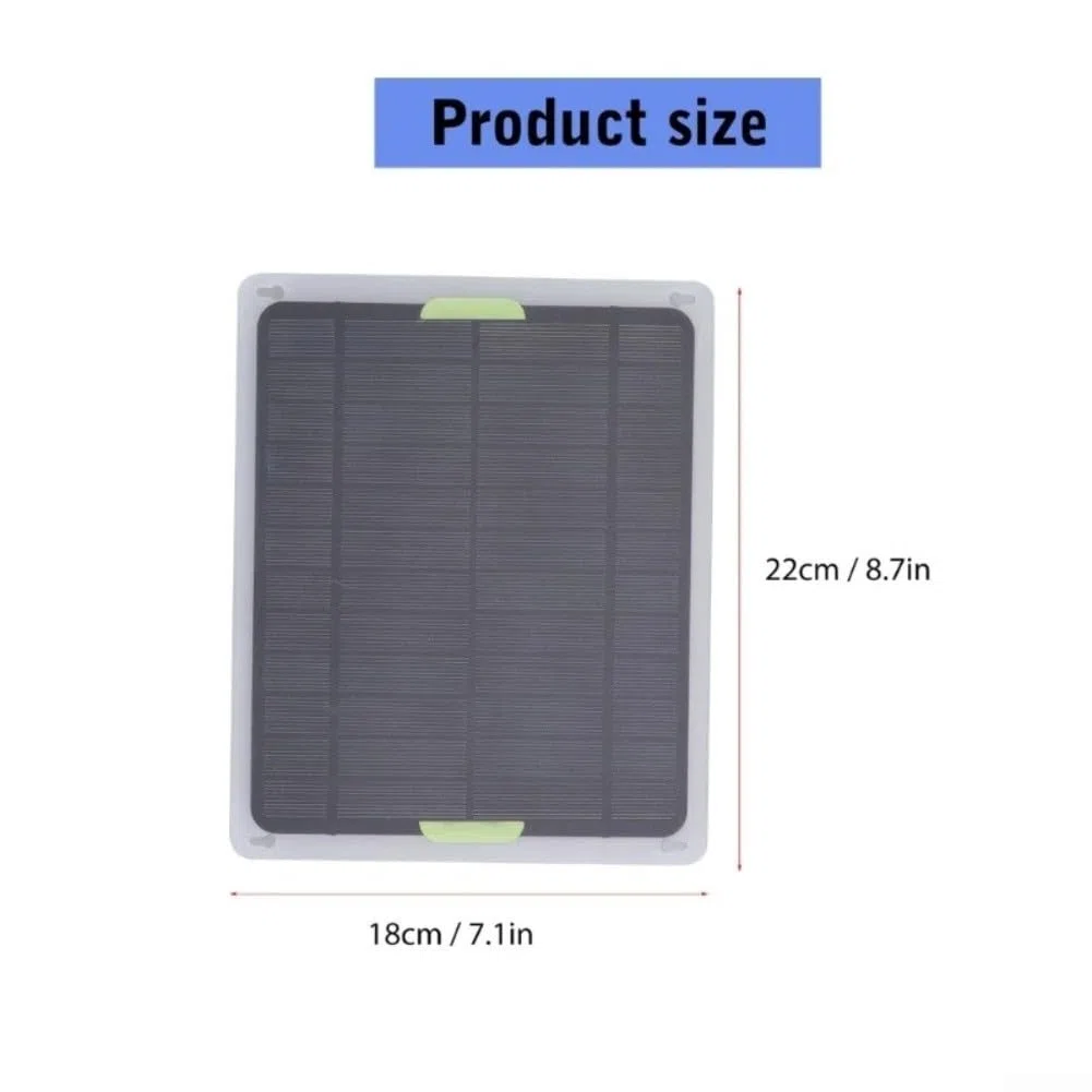 Chauffage solaire portable, chauffage à énergie solaire, souffleur d'air chaud 60 W pour poulailler, niche pour chien, chat et petite serre (A)