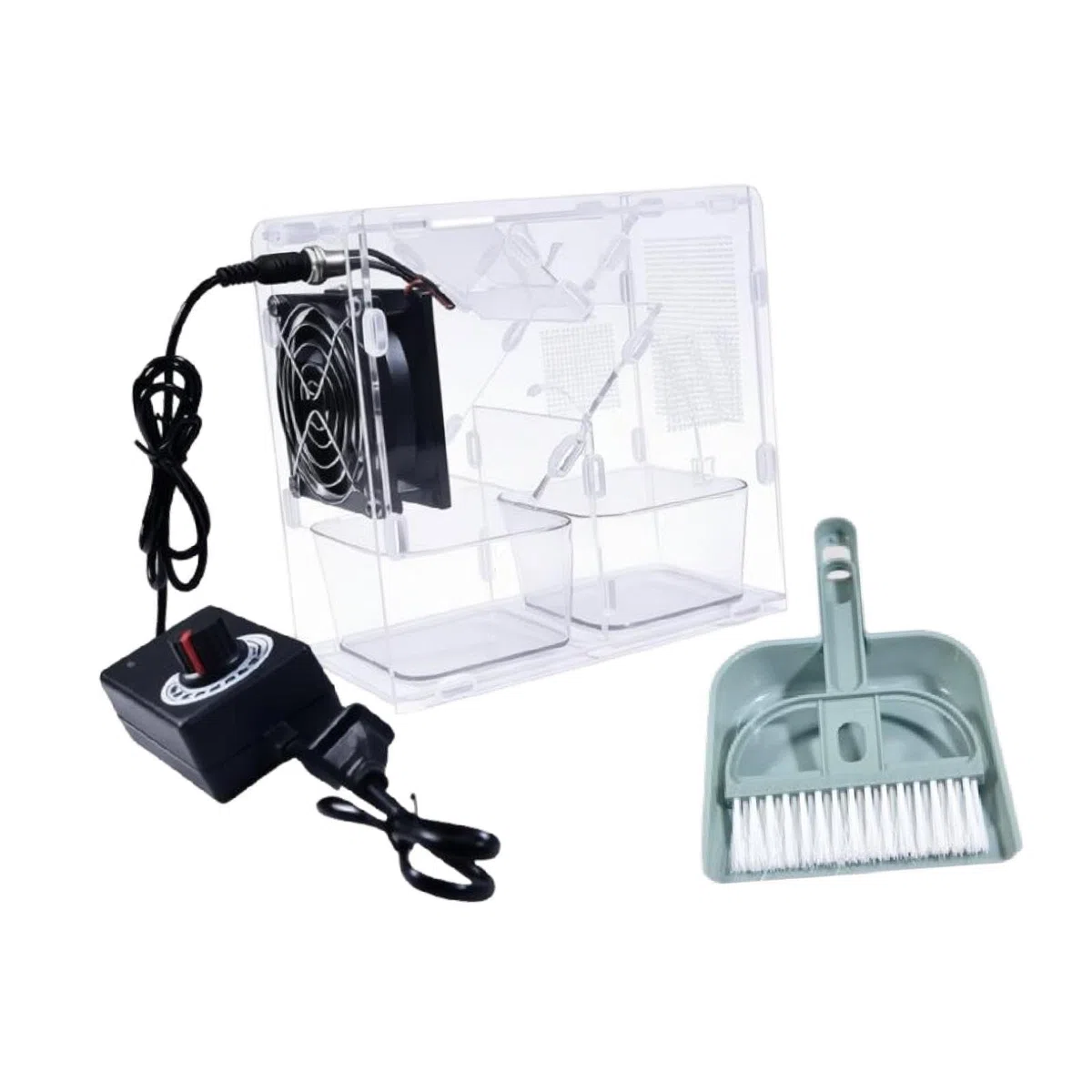 Machine de soufflage de Grains pour Oiseaux, séparateur de Polyvalent pour Aliments pour Oiseaux, avec Pelle