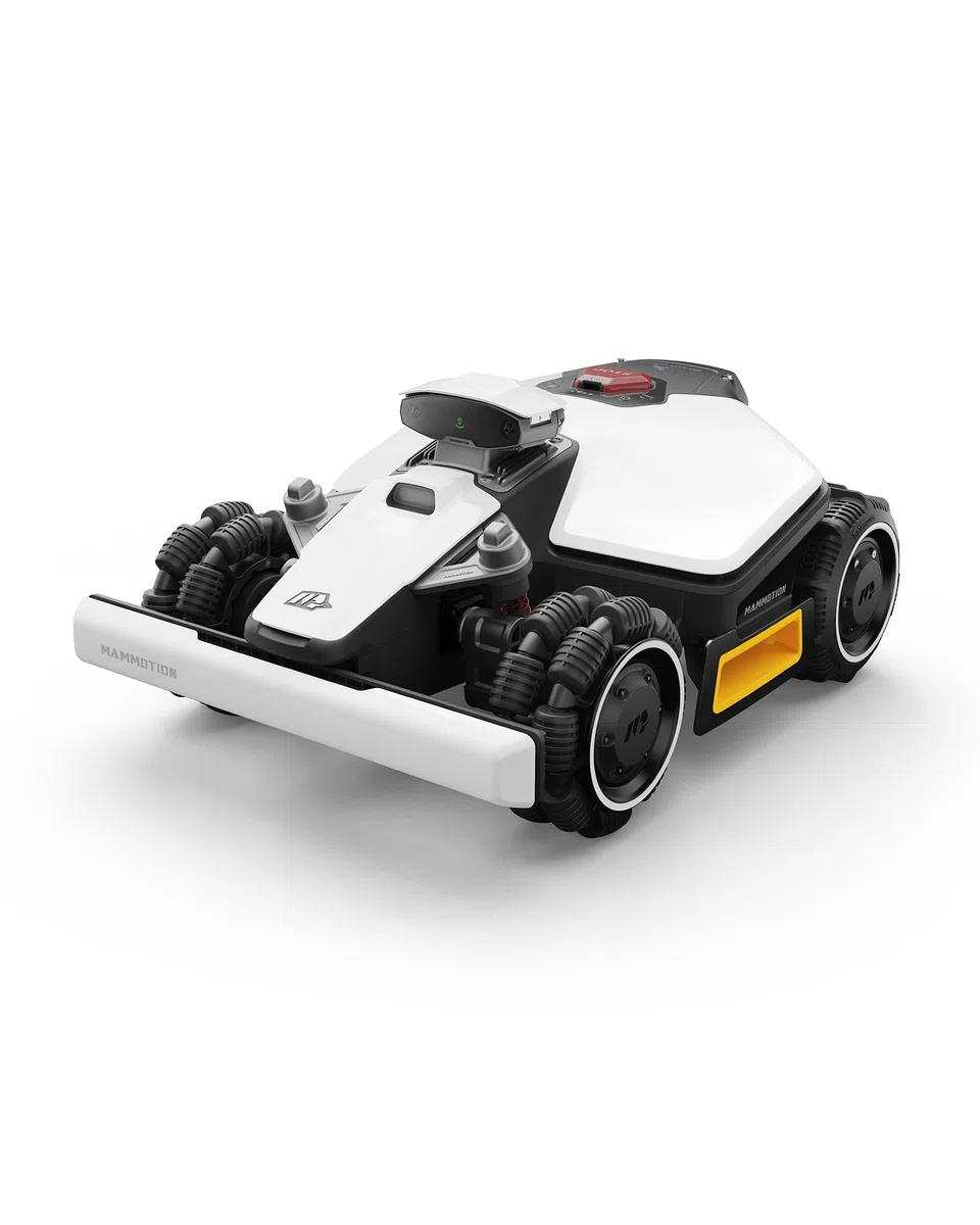 MAMMOTION LUBA Mini AWD 800 Robot Tondeuse sans Fil Périphérique, NetRTK+Vision, Aucune Antenne RTK Requise, Recommandé 800m², Max. 1000m², Pentes à 80%, avec Module 4G