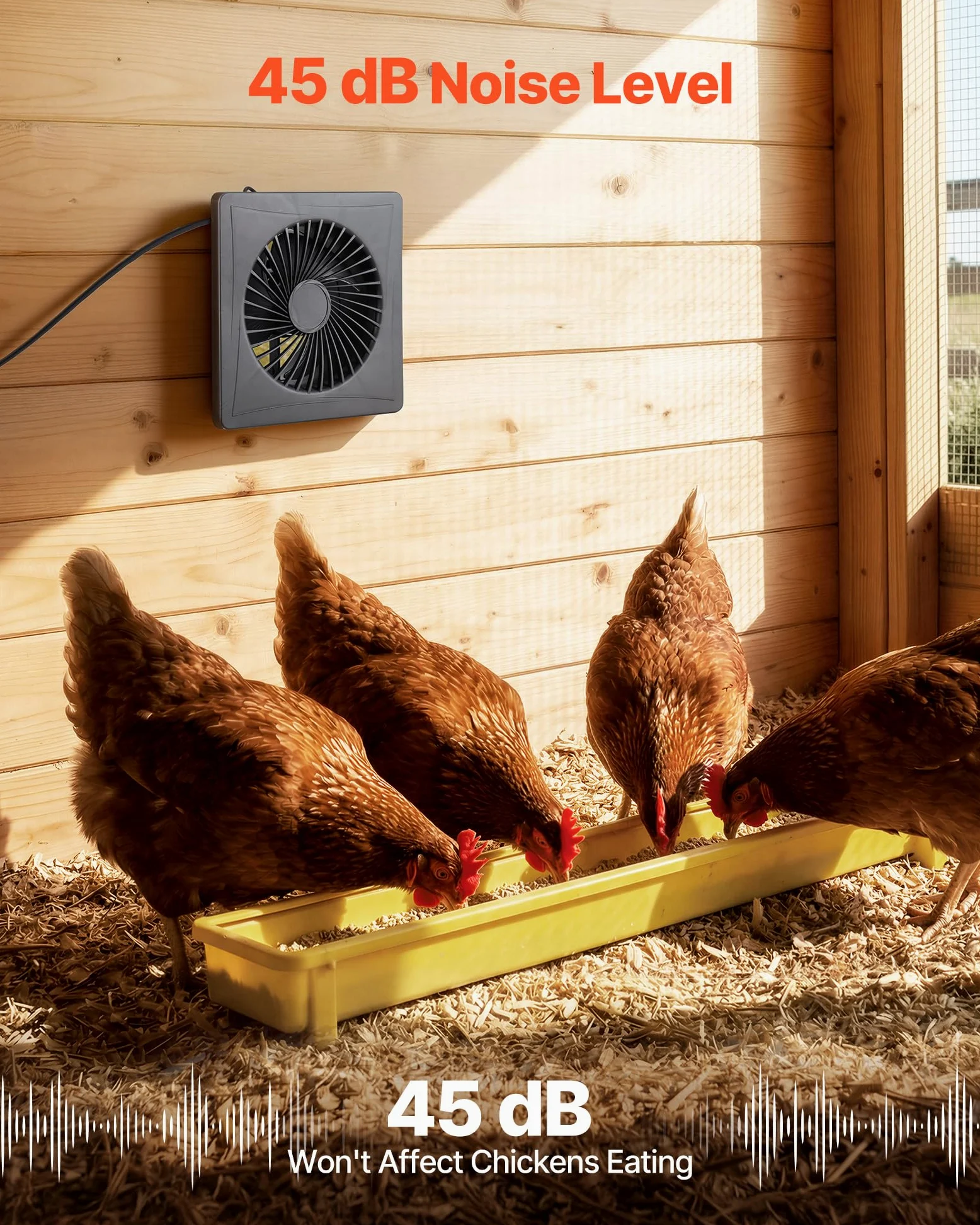 VEVOR Ventilateur Solaire avec Panneau Solaire 25 W et 1 Ventilateur, Extracteur d'air, Angle Réglable, 2030 TR/Min, pour Tente de Culture, Serre, Poulailler et Abri, Boîtier Alliage Alu Étanche IP65