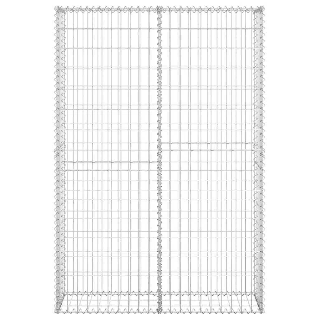 vidaXL Panier de Gabion avec Couvercle Fil Galvanisé 150x100x30 cm
