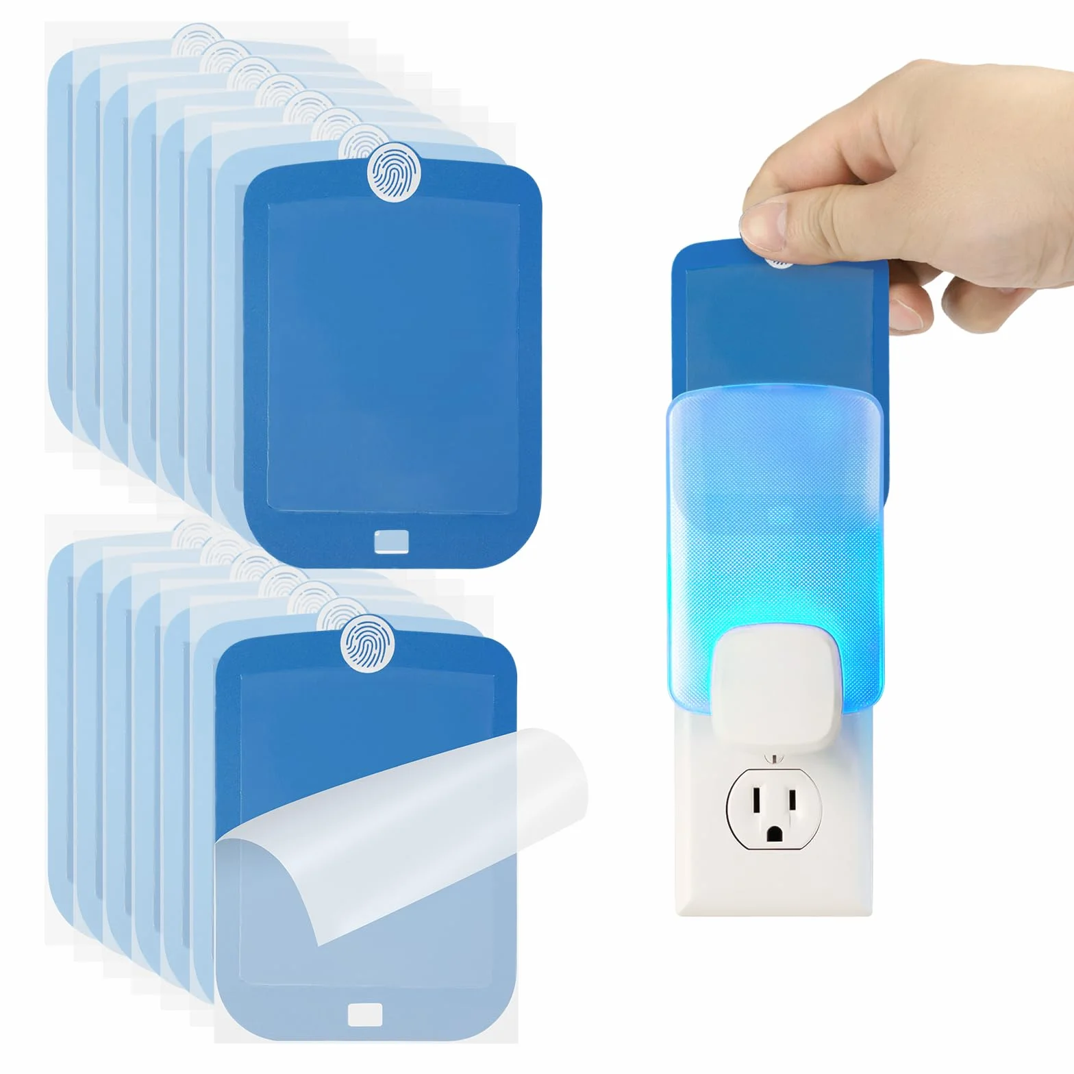 Lot de 15 cartouches de recharge compatibles avec piège à insectes volants Raid Essentials, cartouches de recharge extra adhésives pour piège à insectes volants pour une lutte efficace contre les