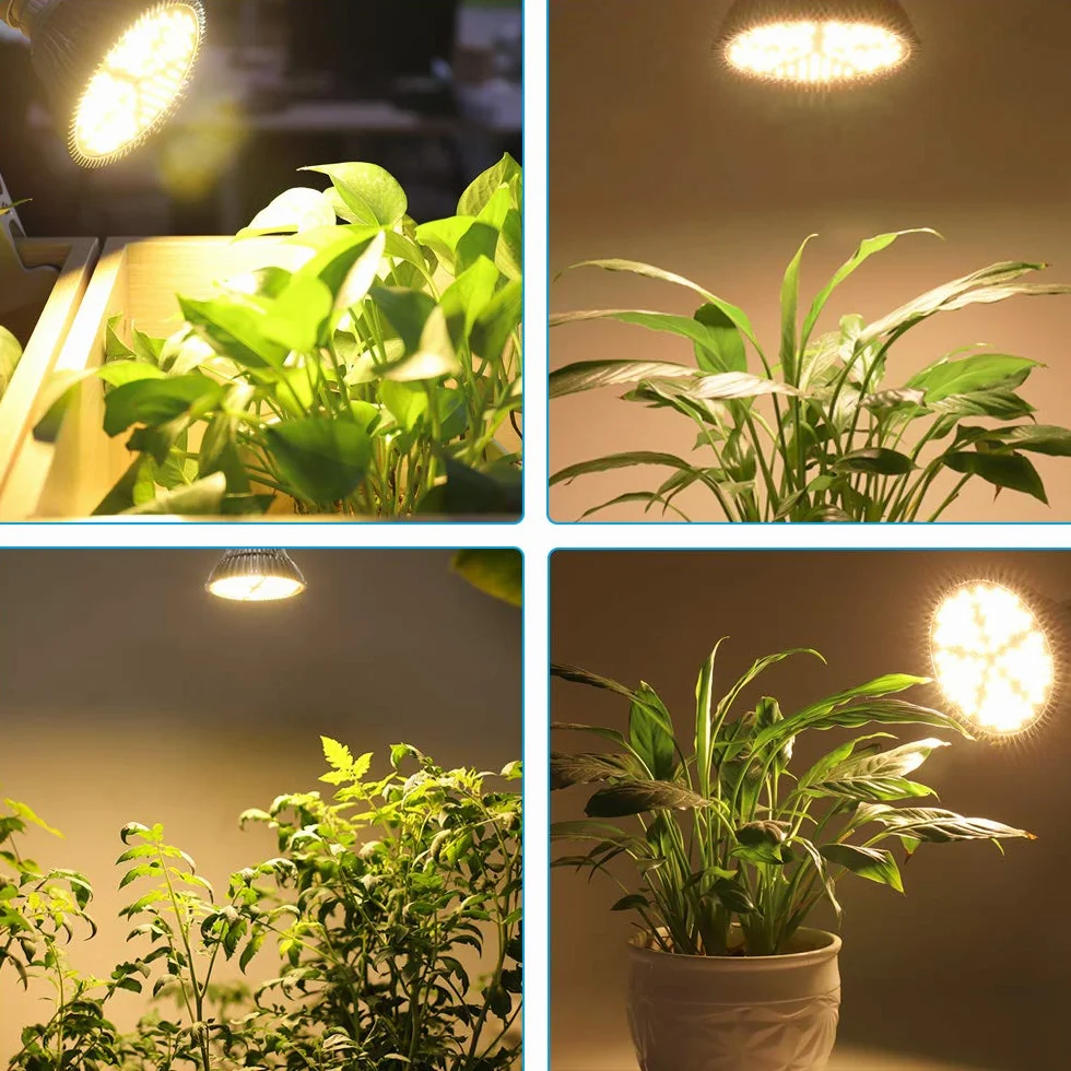 MILYN Lampe de Croissance 100W Lampe de Plante 150 LED Lampe Horticole Sunlike Spectre Complet Lampe Plante Croissance E27 Led Pour Plante Interieur Serres Jardin Semis, Croissance, Floraison