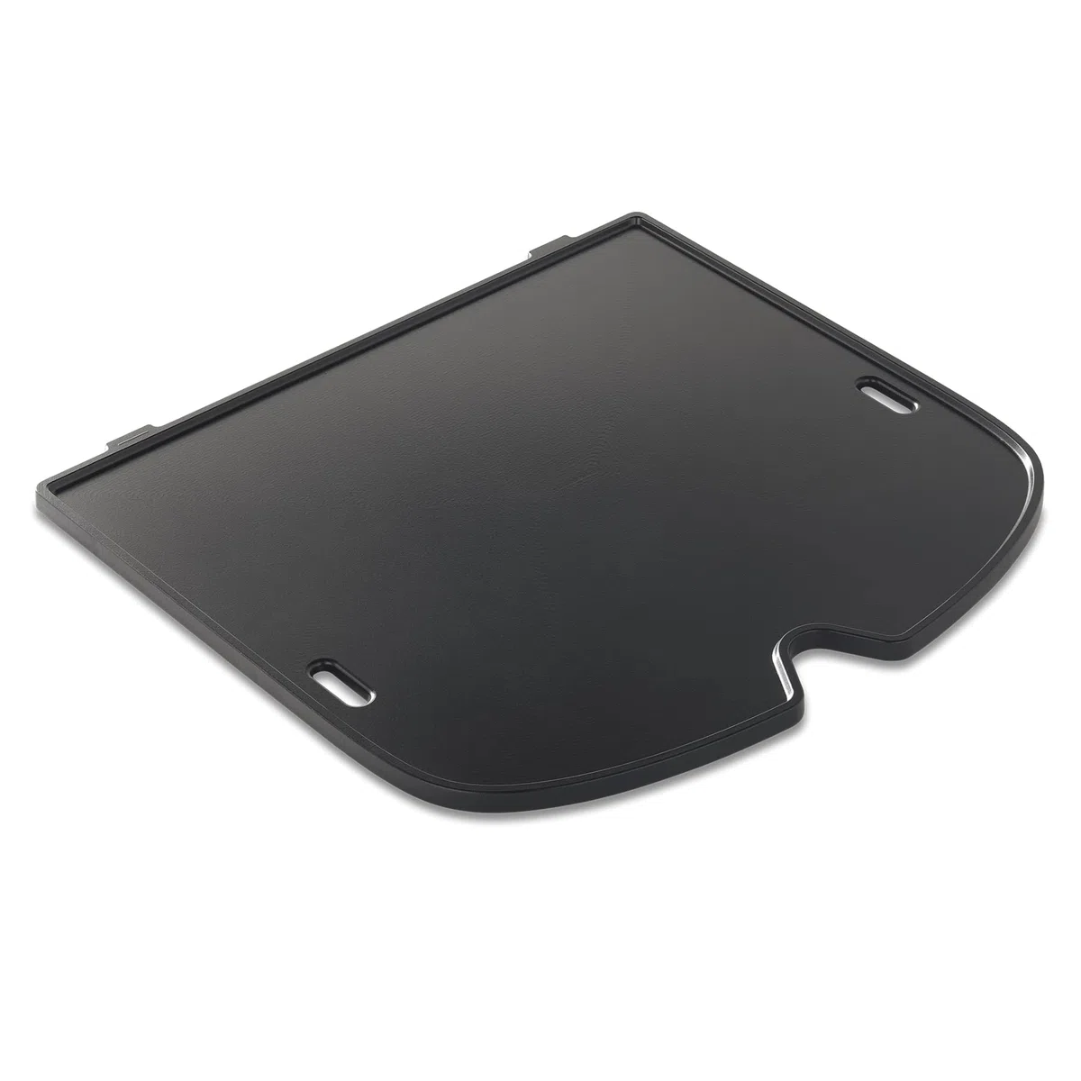 Weber Plancha fonte émaillée barbecue gaz Traveler antiadhésive bords relevés 1,3 x 32 x 34,5 cm noir