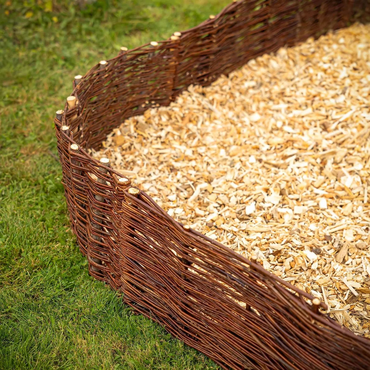 BooGardi Copeaux de bois grossiers de 27/76/100 litres - 76 l - Protection contre les mauvaises herbes - Couverture de parterre - Conception naturelle du sol