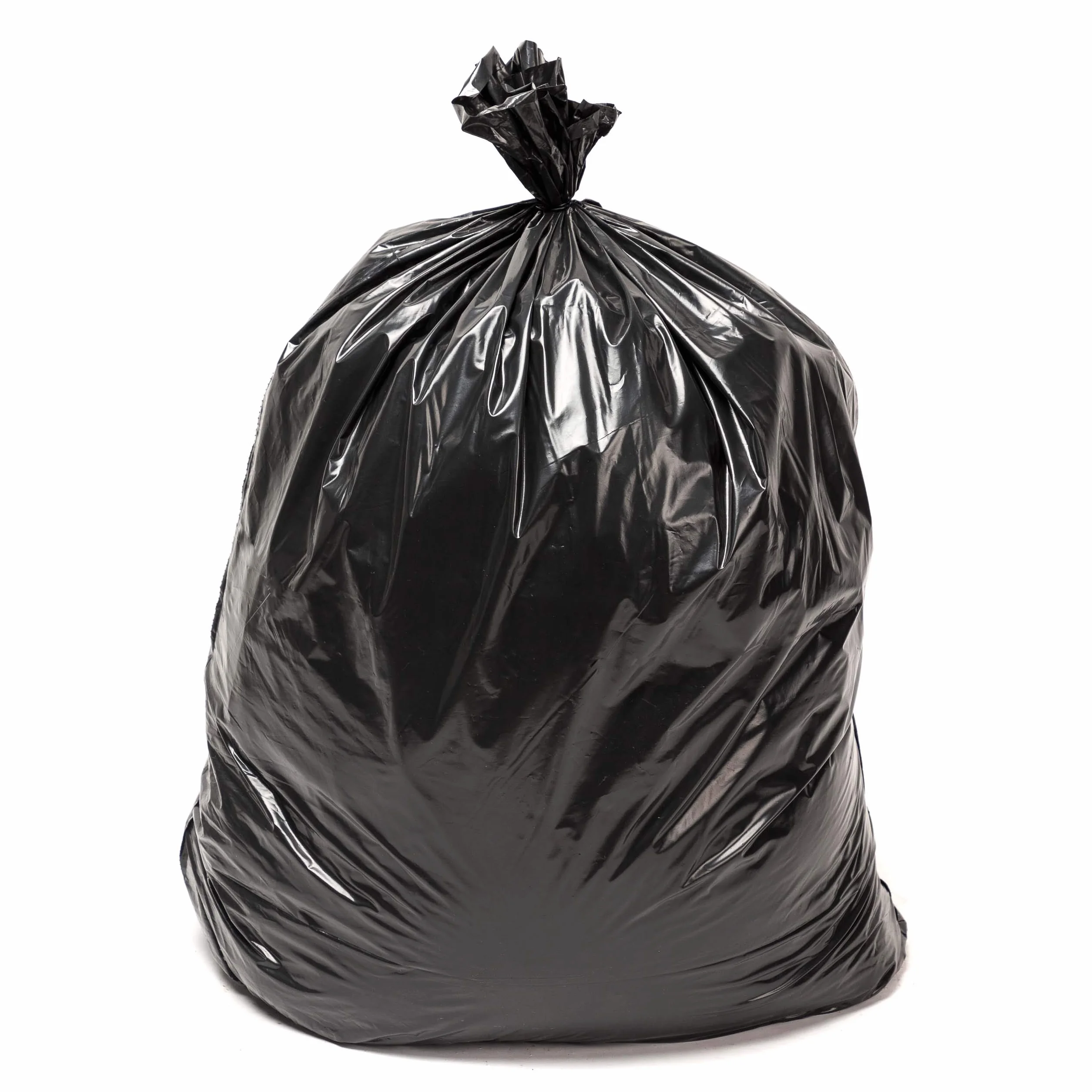 Relevo Sacs Poubelle Noirs Professionnels 150L 75 µm PEBD Recyclé 30 Sacs