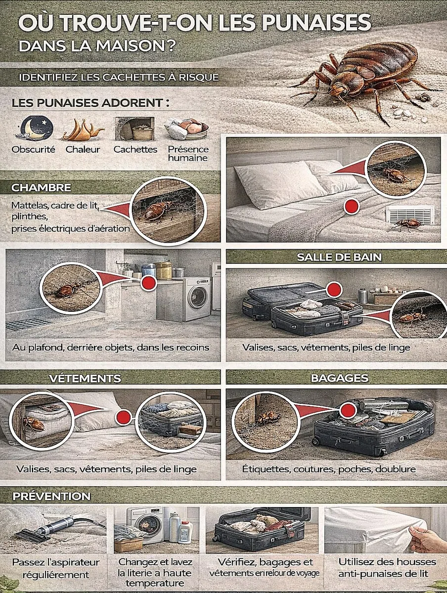 NUISIPRO - Fumigènes Anti Punaises de lit & Puces - Effet Choc - Lot de 6 diffuseurs