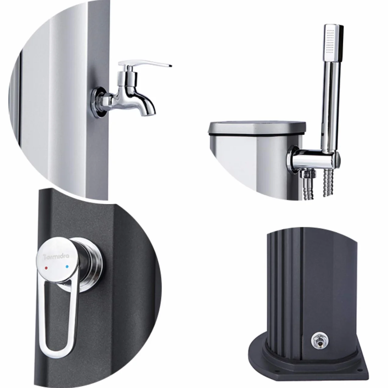 Formidra DS-JG141NX DS-JG141NX-Dusche Jolly GO-15L-Edelstahl
