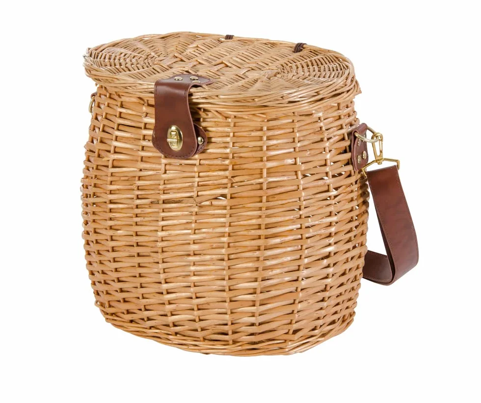 Verdelook Panier portafunghi avec Couvercle et bandoulière