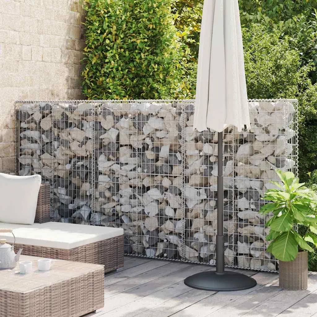 vidaXL Panier de Gabion avec Couvercle Fil Galvanisé 150x100x30 cm