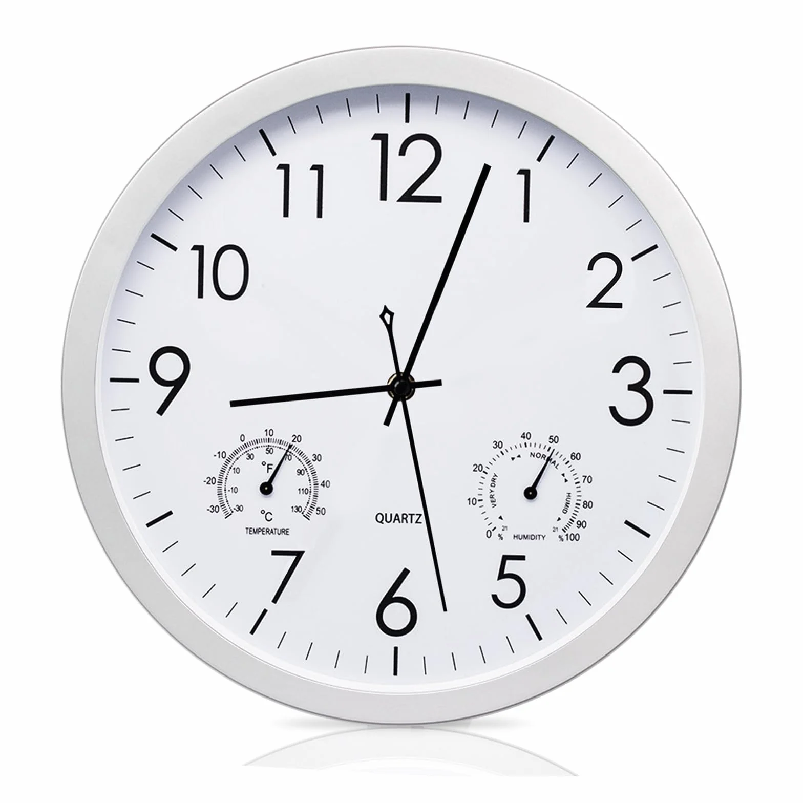 Horloge de jardin résistante - Grande horloge d'extérieur résistante aux intempéries - Étanche - Rétro