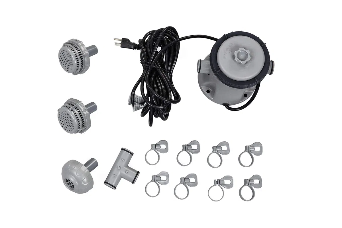 Bestway Pompe de Filtration Flowclear 1.249 l/h Gris