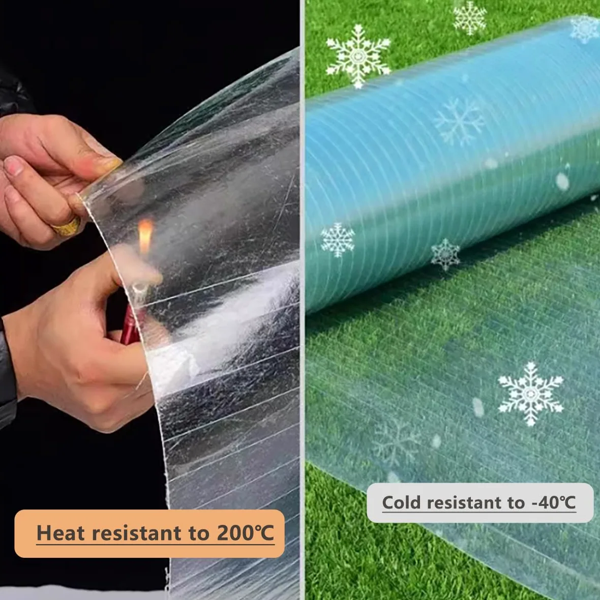 Feuille de Polycarbonate résistante aux UV, auvent de Serre abri de Jardin, Isolation Transparente Panneaux d'éclairage diurne en Rouleau pour Jardinage extérieur, Agriculture(Size:1m*30m)