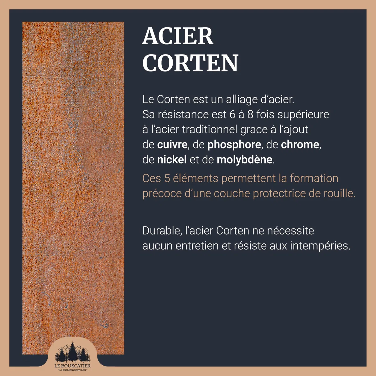 Brasero Plancha Acier Corten Barbecue Exterieur avec Rangement Bûches Grille Cuisson Stop Food Inclus