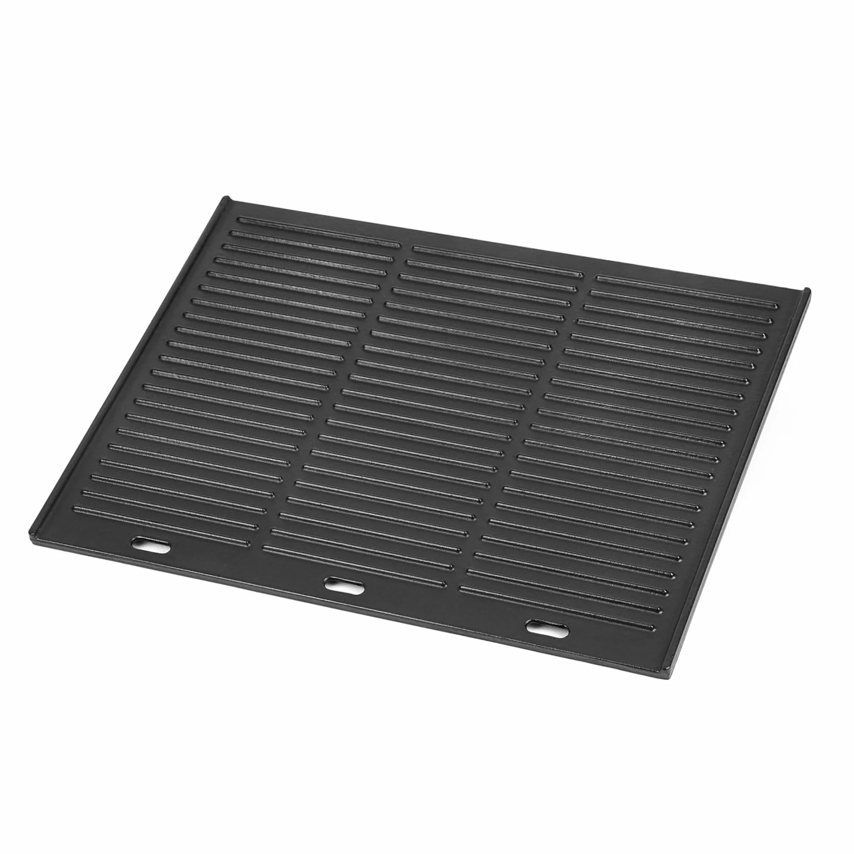 Onlyfire 48.5 x 40 cm Plaque de Cuisson Réversible en Fonte pour Barbecue à Gaz et Cuisinière à Gaz- Plaque Plancha Universelle en Fonte - Plaque à Griller pour BBQ - Plaque de Grill pour Barbecue