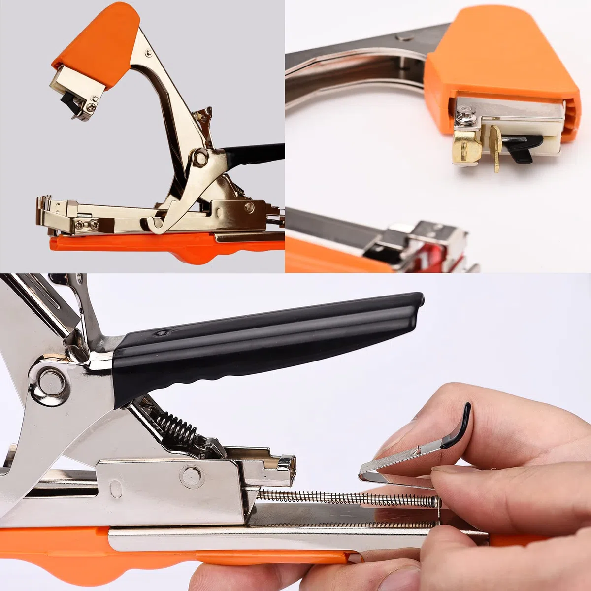 Machine À Taper Nouer Branches, Outil Agriculture Manuelle pour Attaches Plantes, pour Jardin Fruits Légumes Fleurs Tomates Vigne, Outil de Jardinage À Attacher Branche - Plant Tape Tying Tool