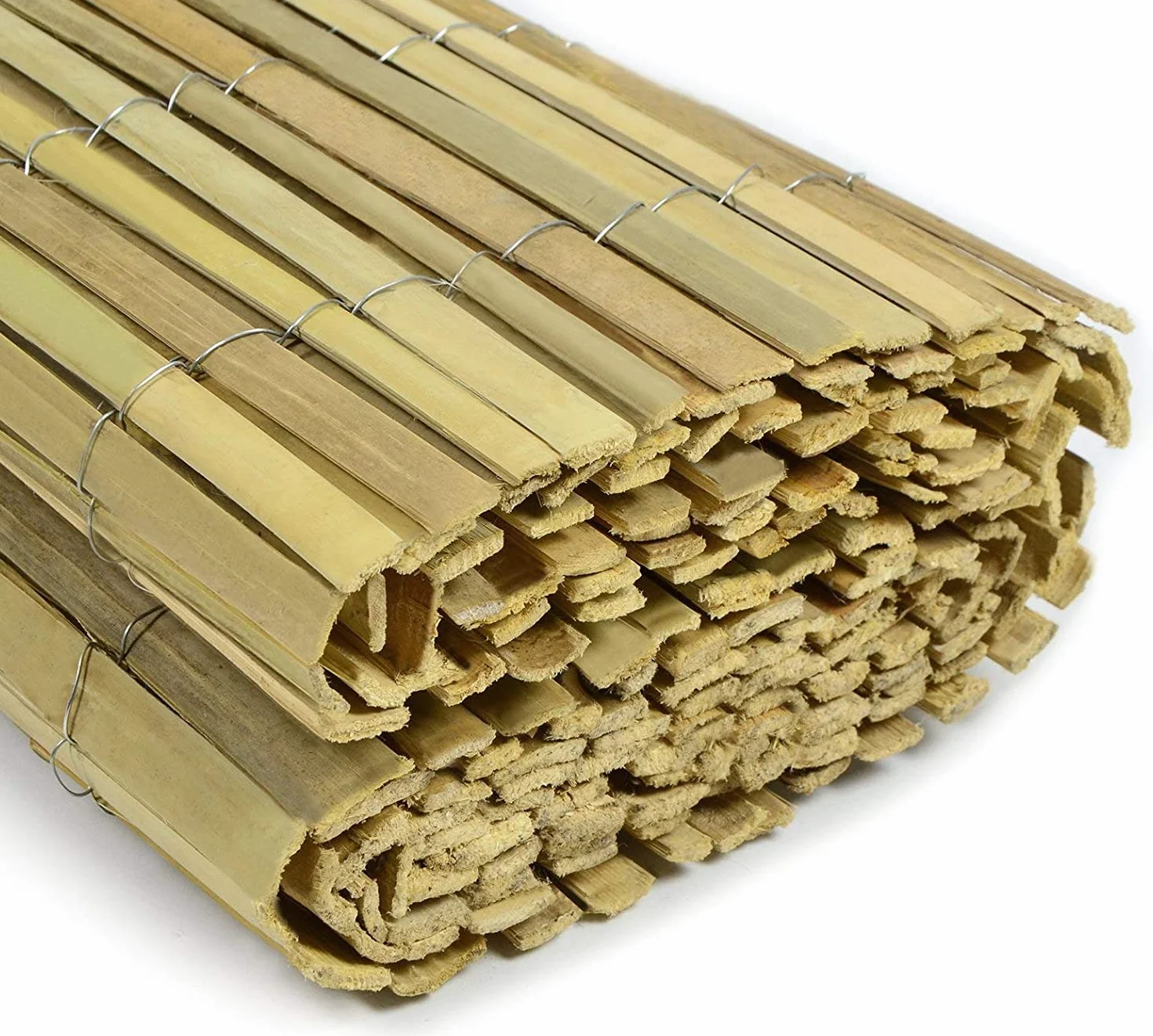 Floordirekt | Brasil | Canisse en Bambou Fendu Naturel | Clôture en Bambou Pare-Vue - Coupe-Vent Naturel | Qualité supérieure | Idéale pour Jardin, Balcon et terrasse | 150 x 300 cm