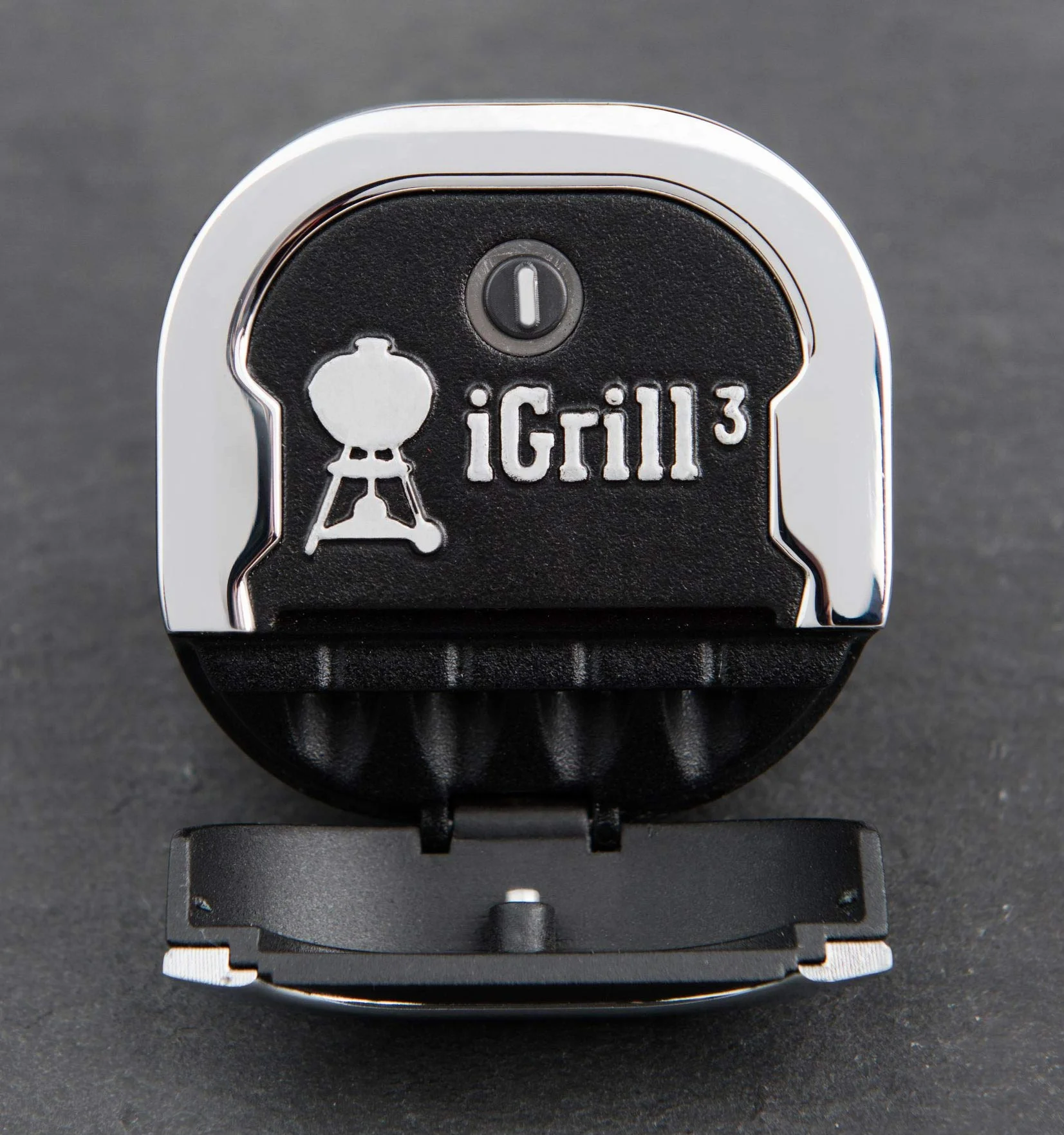 Weber iGrill 3 - Thermomètre intelligent pour la viande avec Bluetooth incluant la sonde, pour Genesis II (et -LX) & Spirit II Series, contrôle via l'application smartphone, argent (7205)
