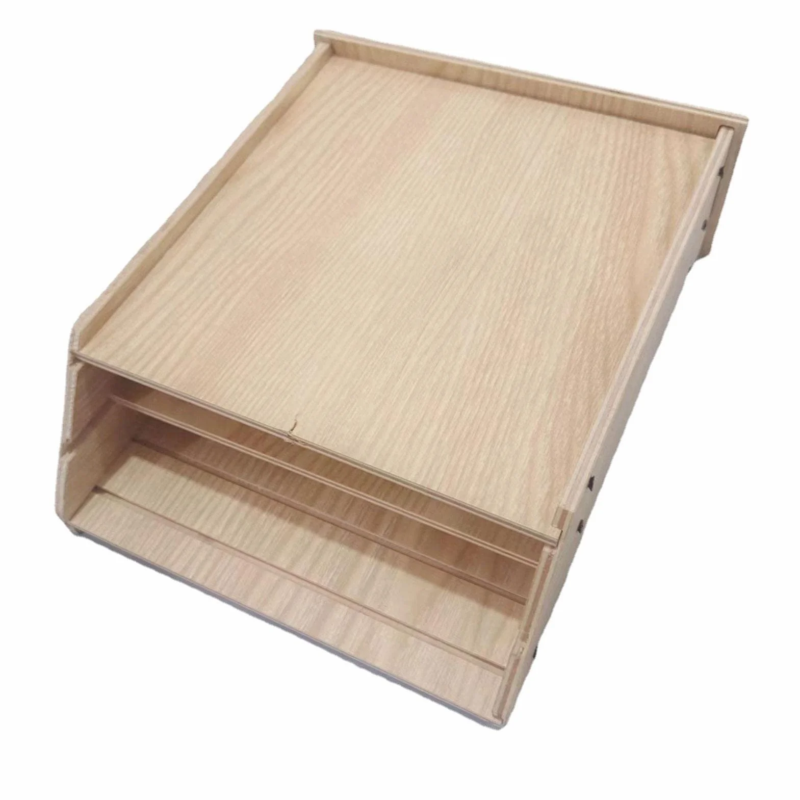 Boîte à Chauve Souris Suspendue en Bois Naturel pour Extérieur Jardin 24x8.3x9.3cm