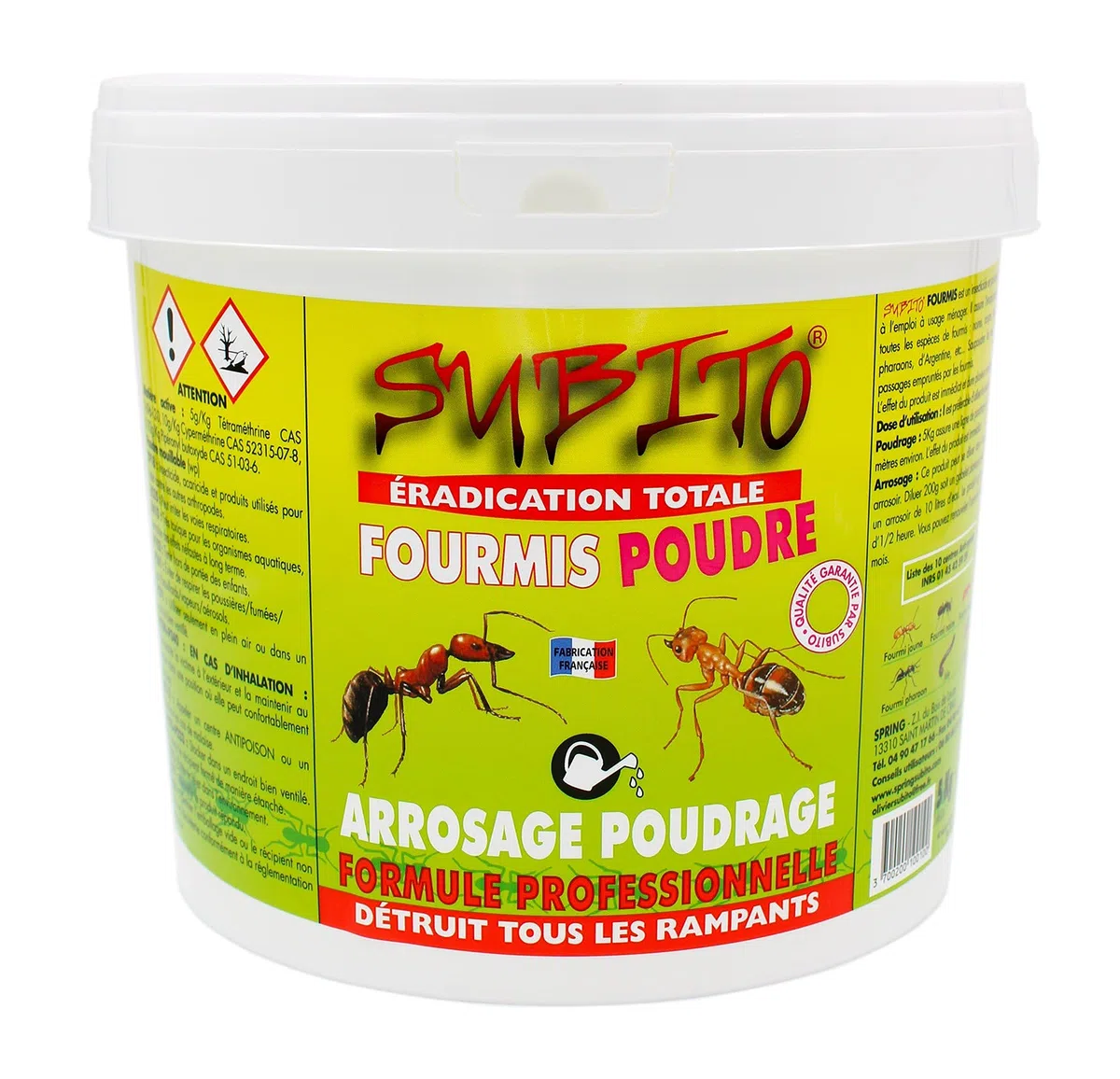 Anti-fourmis En Poudre 5kg - FOURMIS POUDRE 5KG
