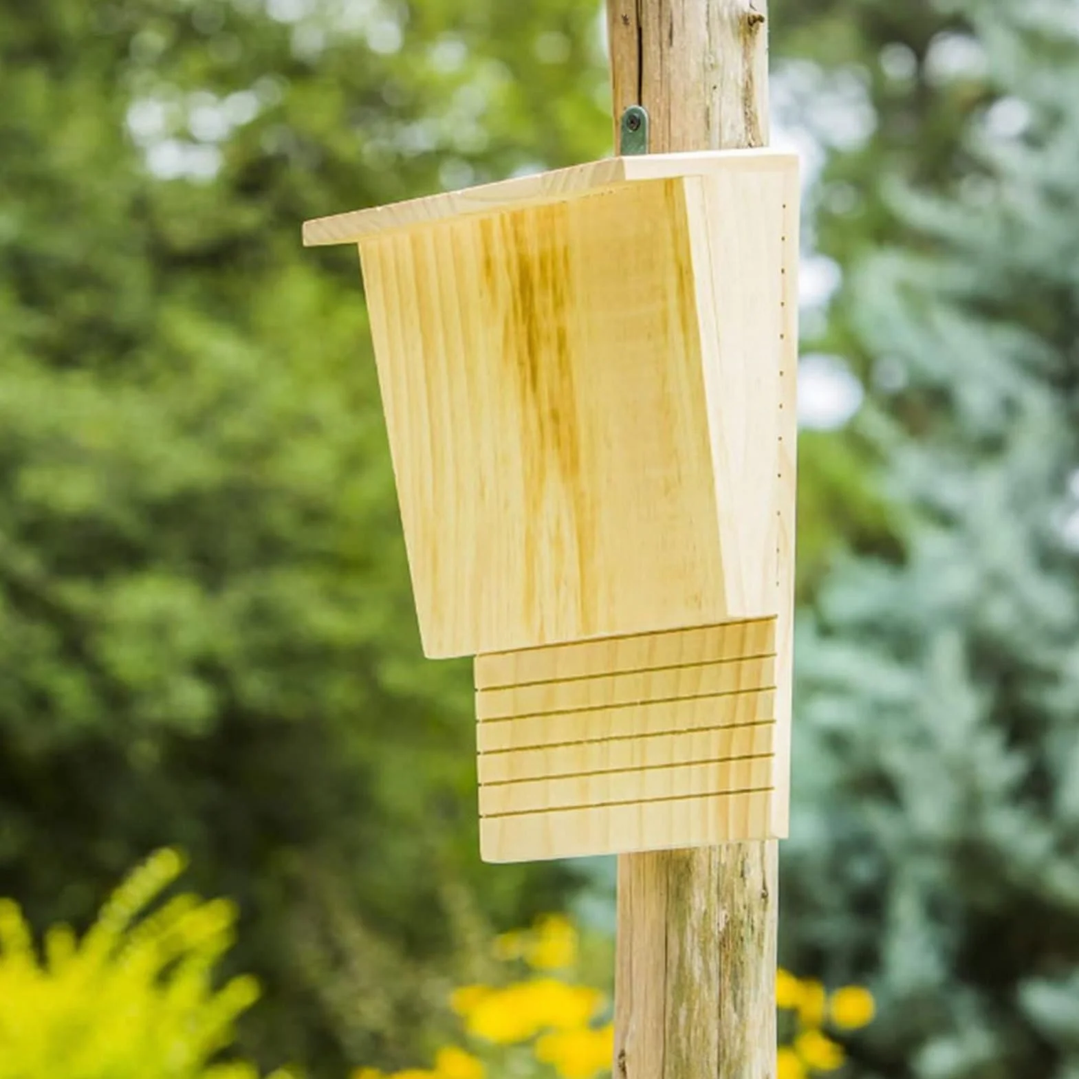 Nichoir À Chauves-Souris En Bois Résistant Aux Intempéries Pour Extérieur - Maison Attirante Pour Jardin