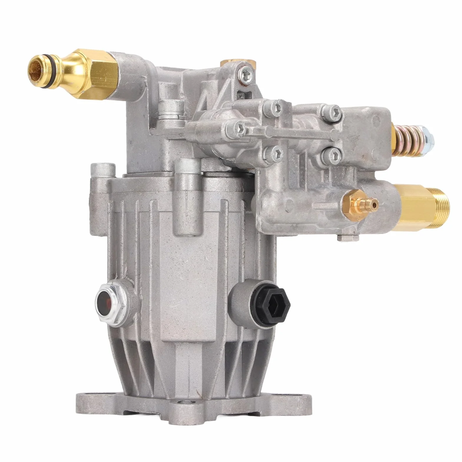 FTVOGUE Pompe de Laveuse Haute Pression 3/4 Po Pompe de Machine à Laver à Arbre Horizontal 2610-3000PSI 2,2-2,4GPM pour Murs, Clôtures, Maisons, Trottoirs, Véhicules