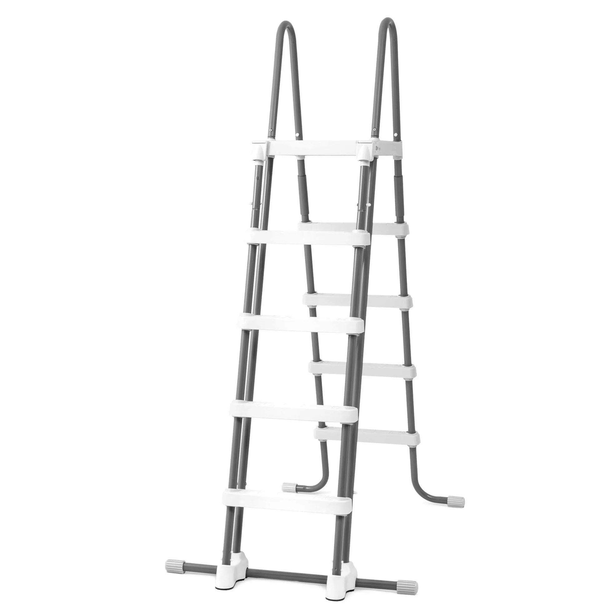Intex échelle Double sécurité pour Piscine de 1m32 avec marches Amovibles 28074 80 x 40 x 132 cm Blanc